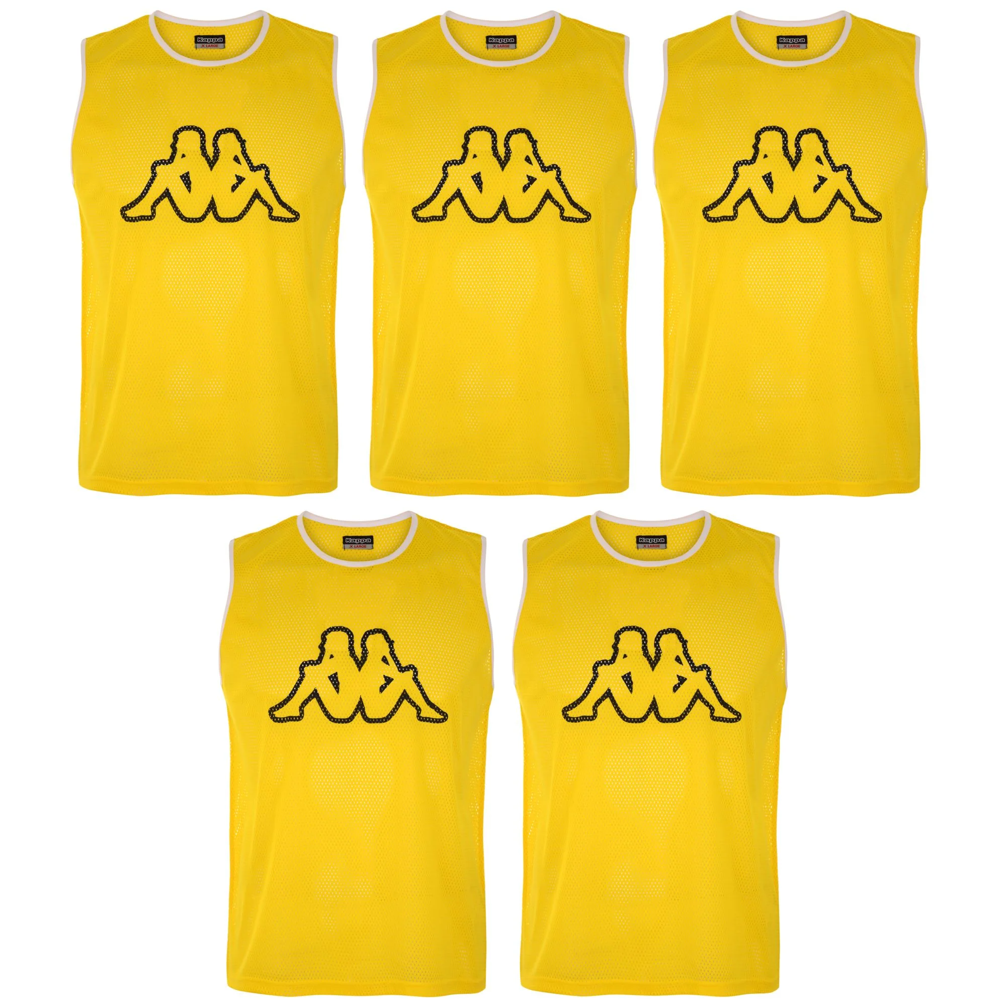 KAPPA4FOOTBALL NIPOLA 2 5PACK - Active Jerseys - Tank - Man - YELLOW SOLEIL - Image 3