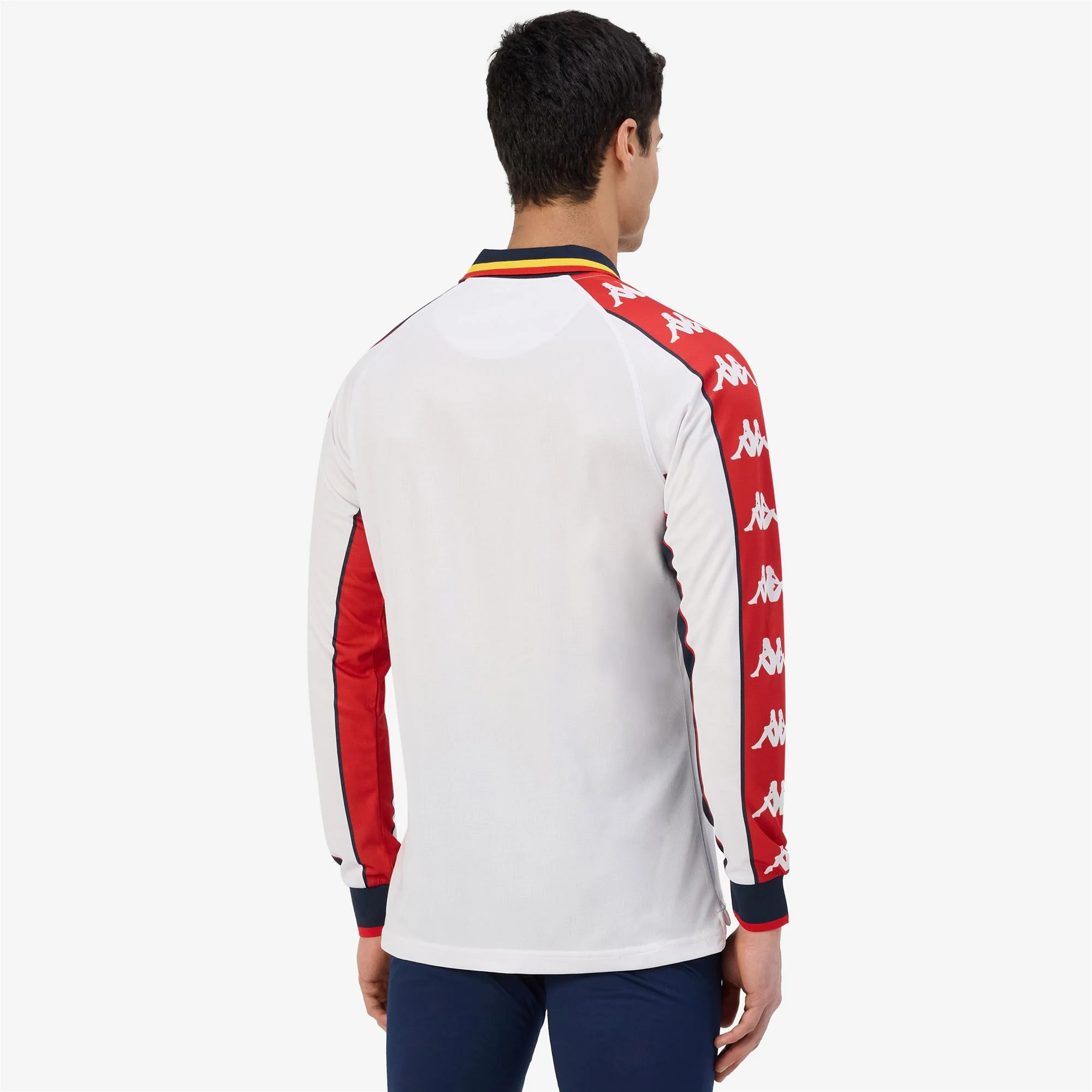 KOMBAT  2025 GENOA - Active Jerseys - Shirt - Man - WHITE-RED-BLUE DK - Image 3