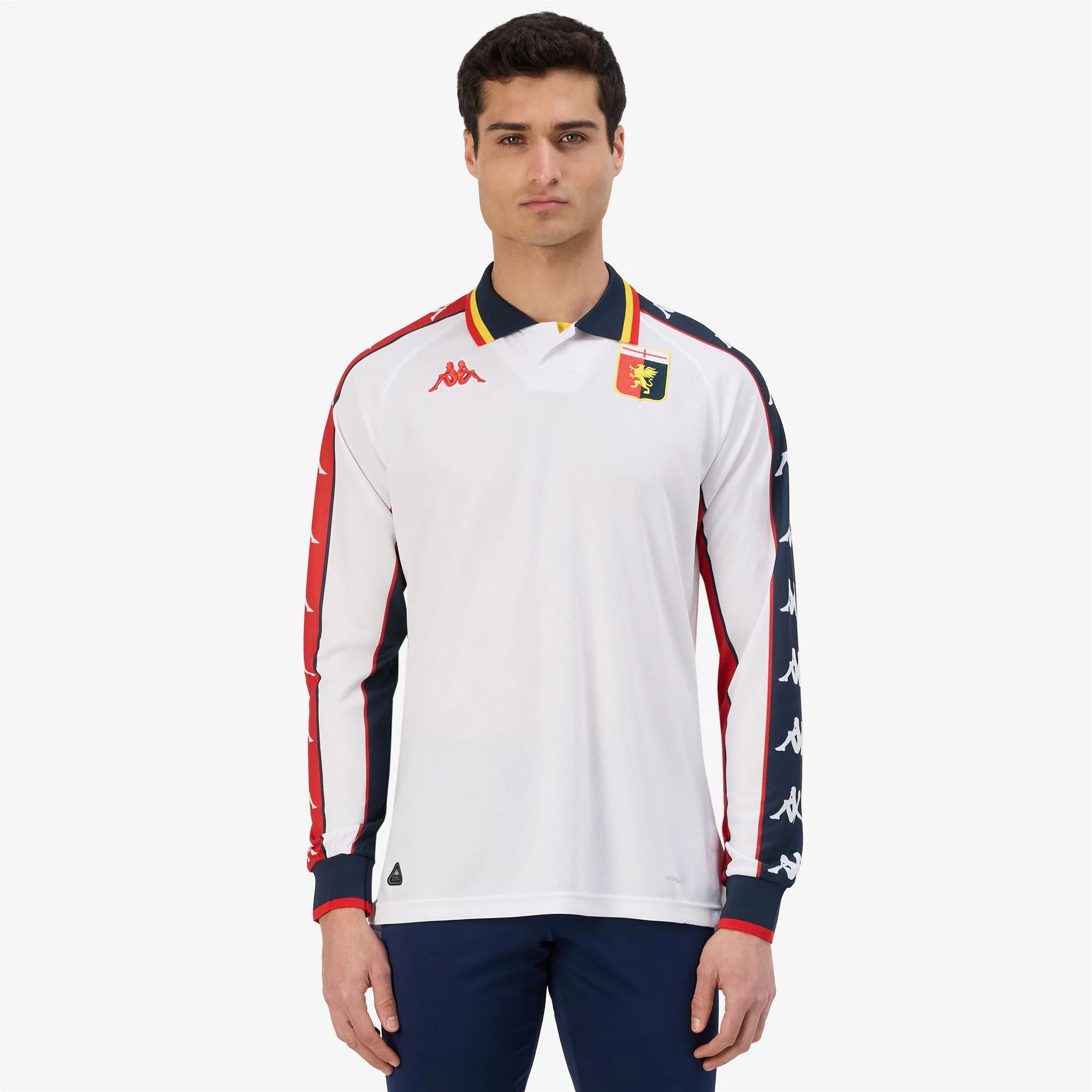 KOMBAT  2025 GENOA - Active Jerseys - Shirt - Man - WHITE-RED-BLUE DK - Image 5