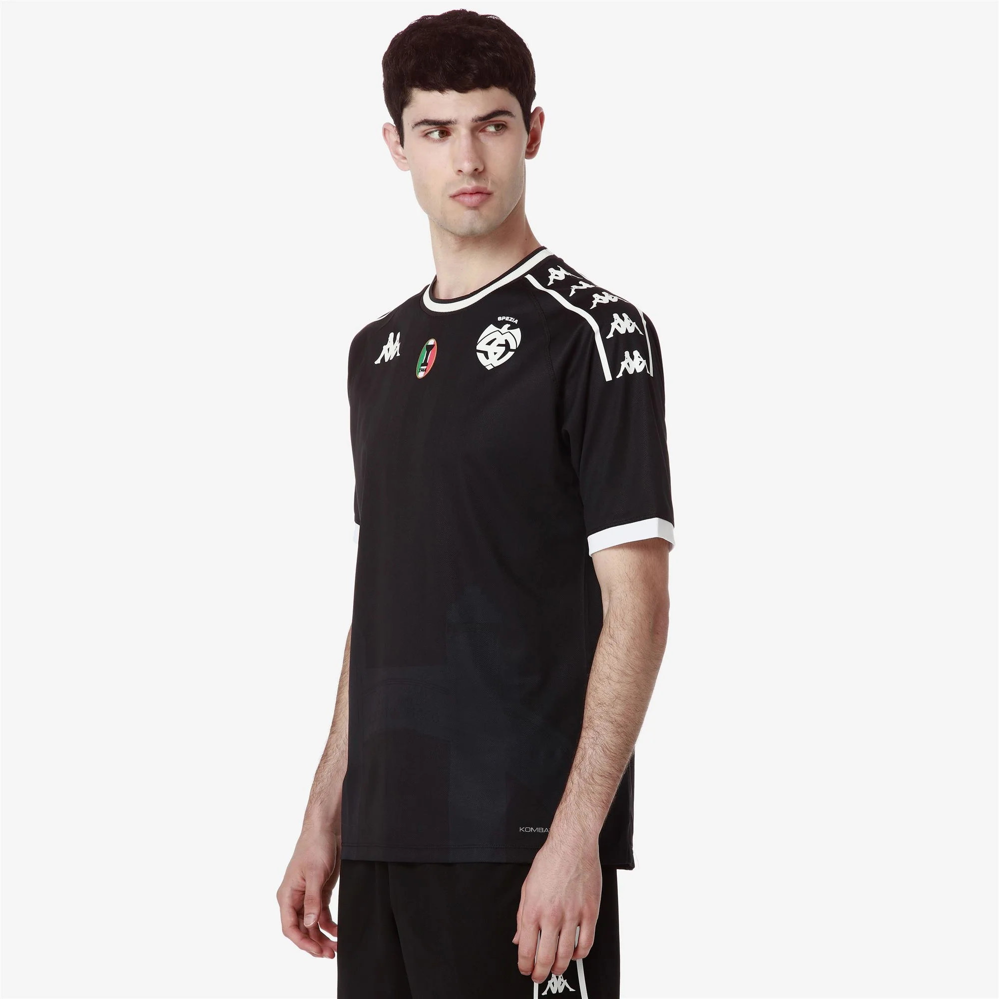 KOMBAT 2025 SPEZIA - Active Jerseys - Shirt - Man - BLACK-WHITE - Image 7