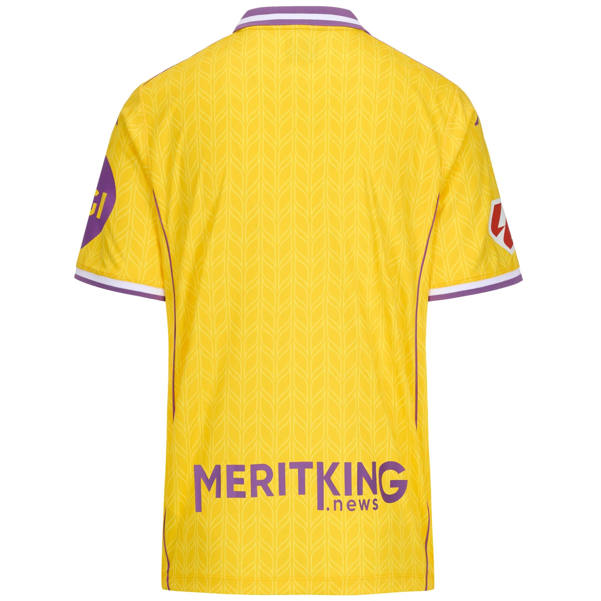KOMBAT 2026 THIRD REAL VALLADOLID - Active Jerseys - Shirt - Man - YELLOW-VIOLET-WHITE-SPONSOR 2