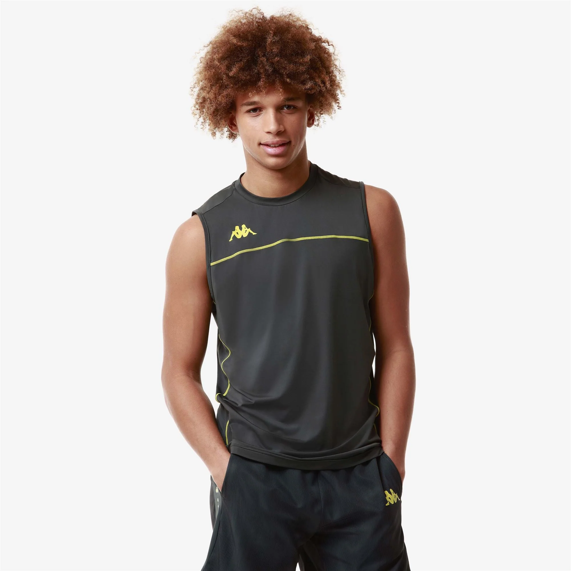 KOMBAT FOGIU - Active Jerseys - Tank - Man - GREY SHADOW DK - Image 6