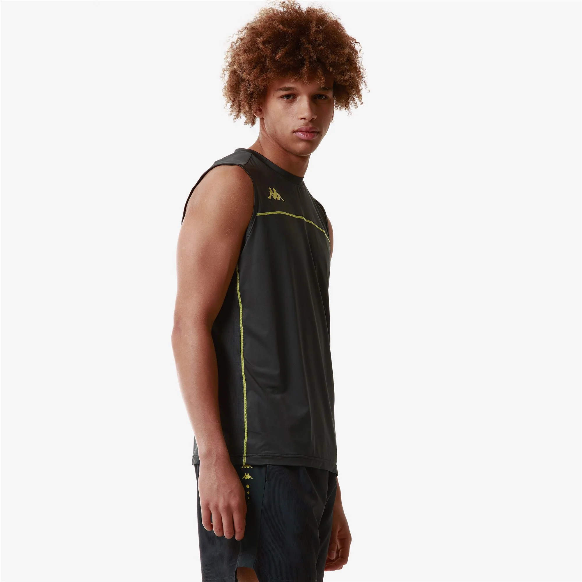 KOMBAT FOGIU - Active Jerseys - Tank - Man - GREY SHADOW DK - Image 7