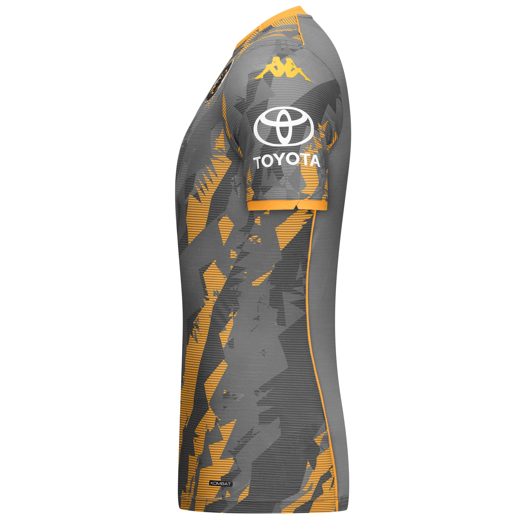 KOMBAT PRO 2026 AWAY AM - Active Jerseys - Shirt - Man - GREY CHARCOAL-YELLOW SAFFRON-SPONSOR - Image 2