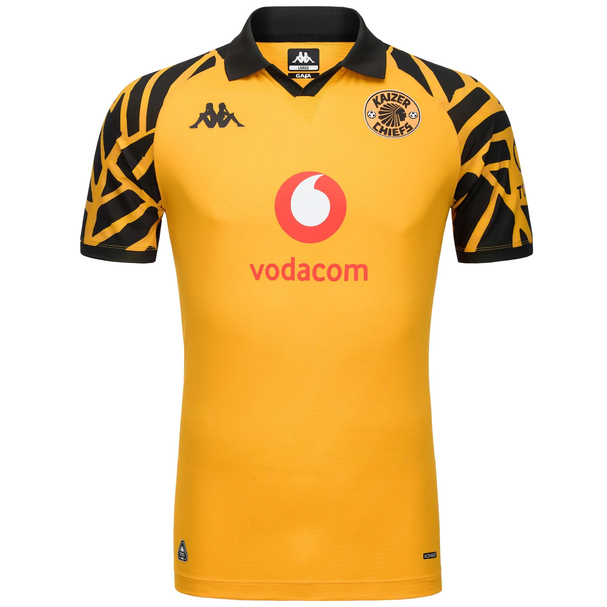 KOMBAT PRO 2026 HOME AM - Active Jerseys - Shirt - Man - YELLOW SAFFRON-BLACK-SPONSOR