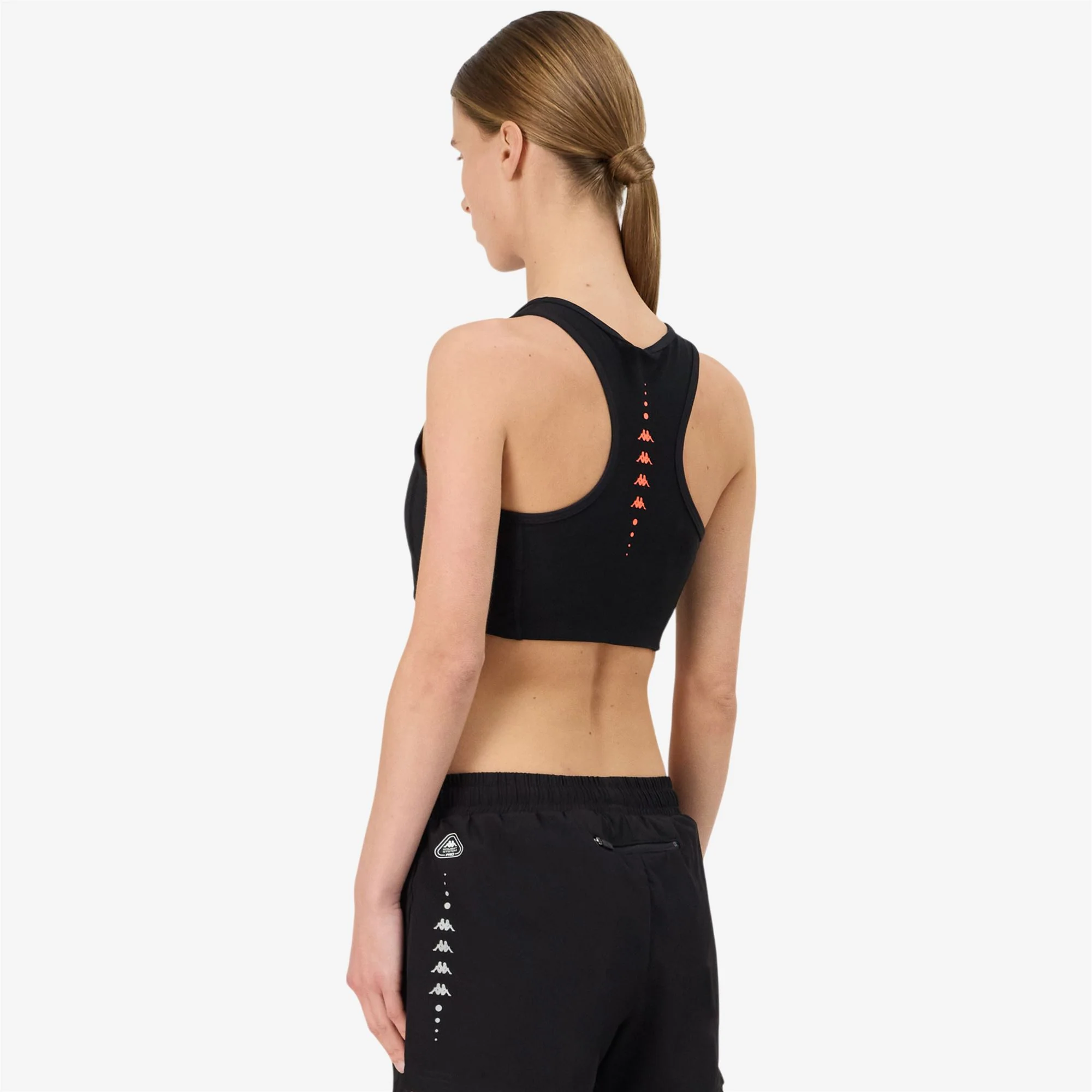 KOMBAT FADACI - Active Jerseys - Top - Woman - BLACK-NEON CORAL - Image 3
