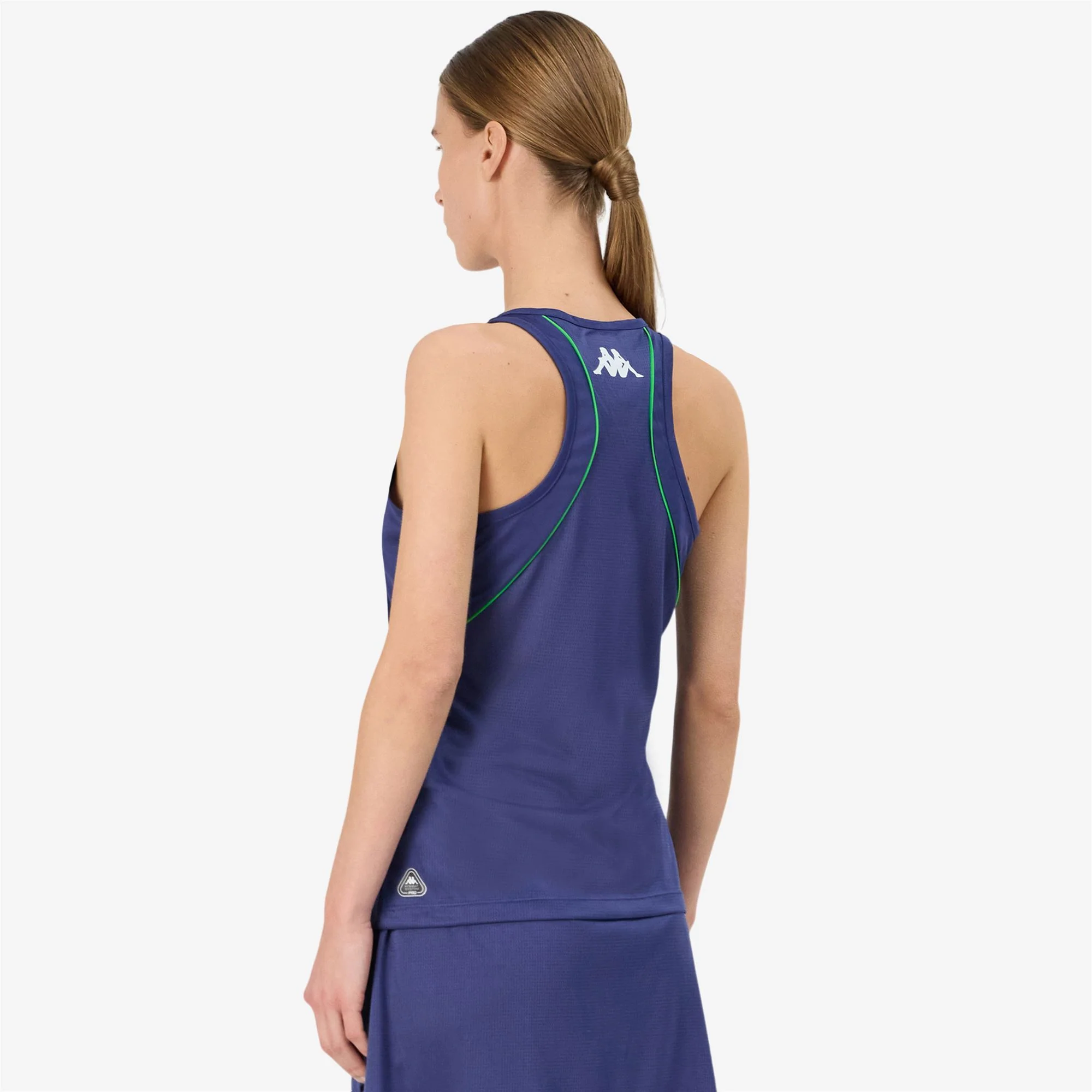 KOMBAT  PADEL FRAS - Active Jerseys - Tank - Woman - BLUE TWILIGHT-GREEN FLUO - Image 3