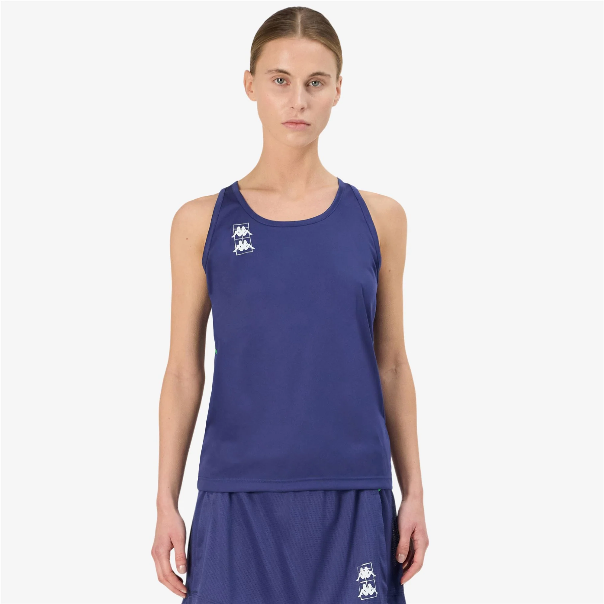 KOMBAT  PADEL FRAS - Active Jerseys - Tank - Woman - BLUE TWILIGHT-GREEN FLUO - Image 6