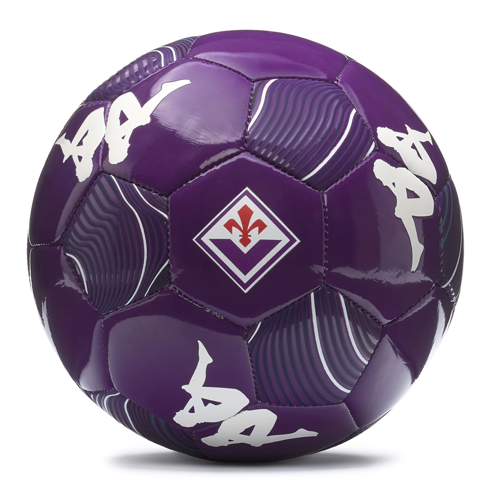MINIBALL FIORENTINA - Balls - 32 Panels - Unisex - VIOLET INDIGO-WHITE WHISPER-TURQUOISE CRYSTAL