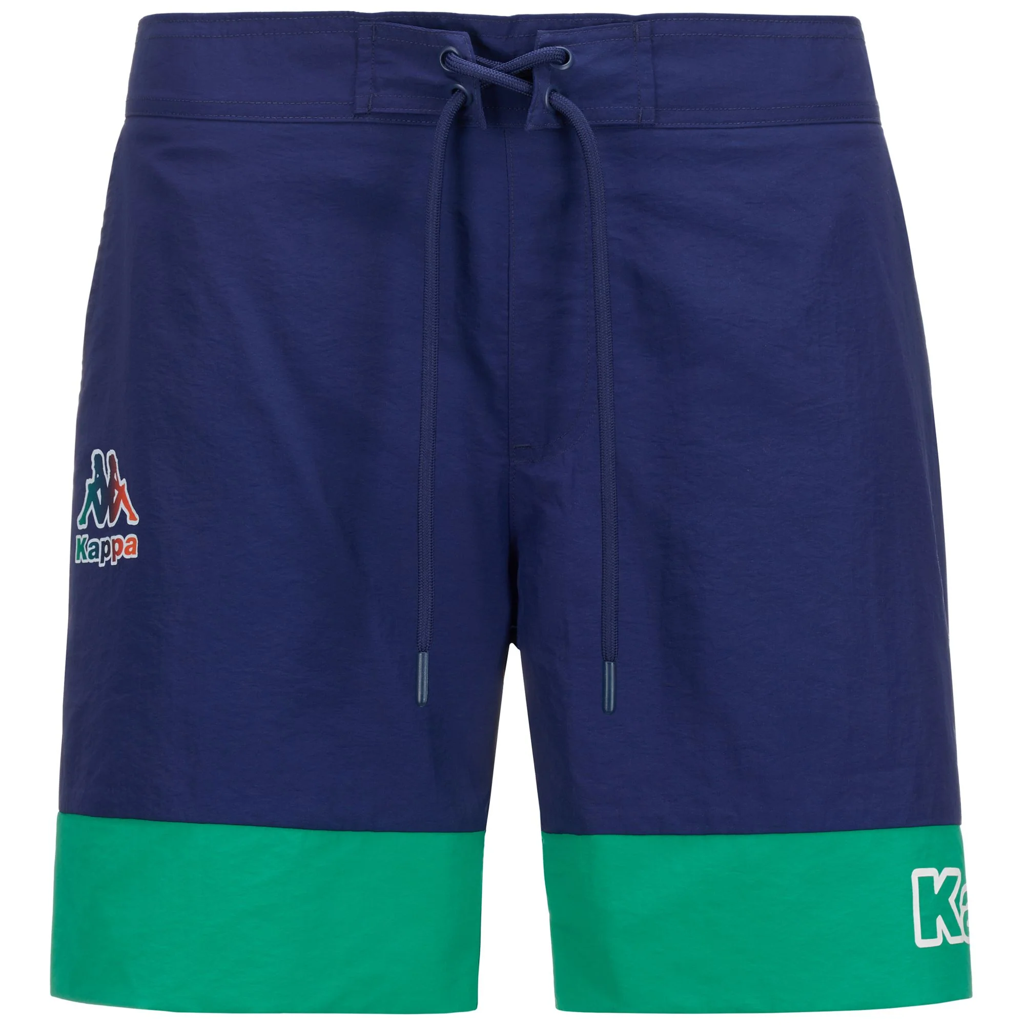 LOGO FUXOM - Bathing Suits - Swimming Trunks - Man - BLUE MEDIEVAL-GREEN BLARNEY
