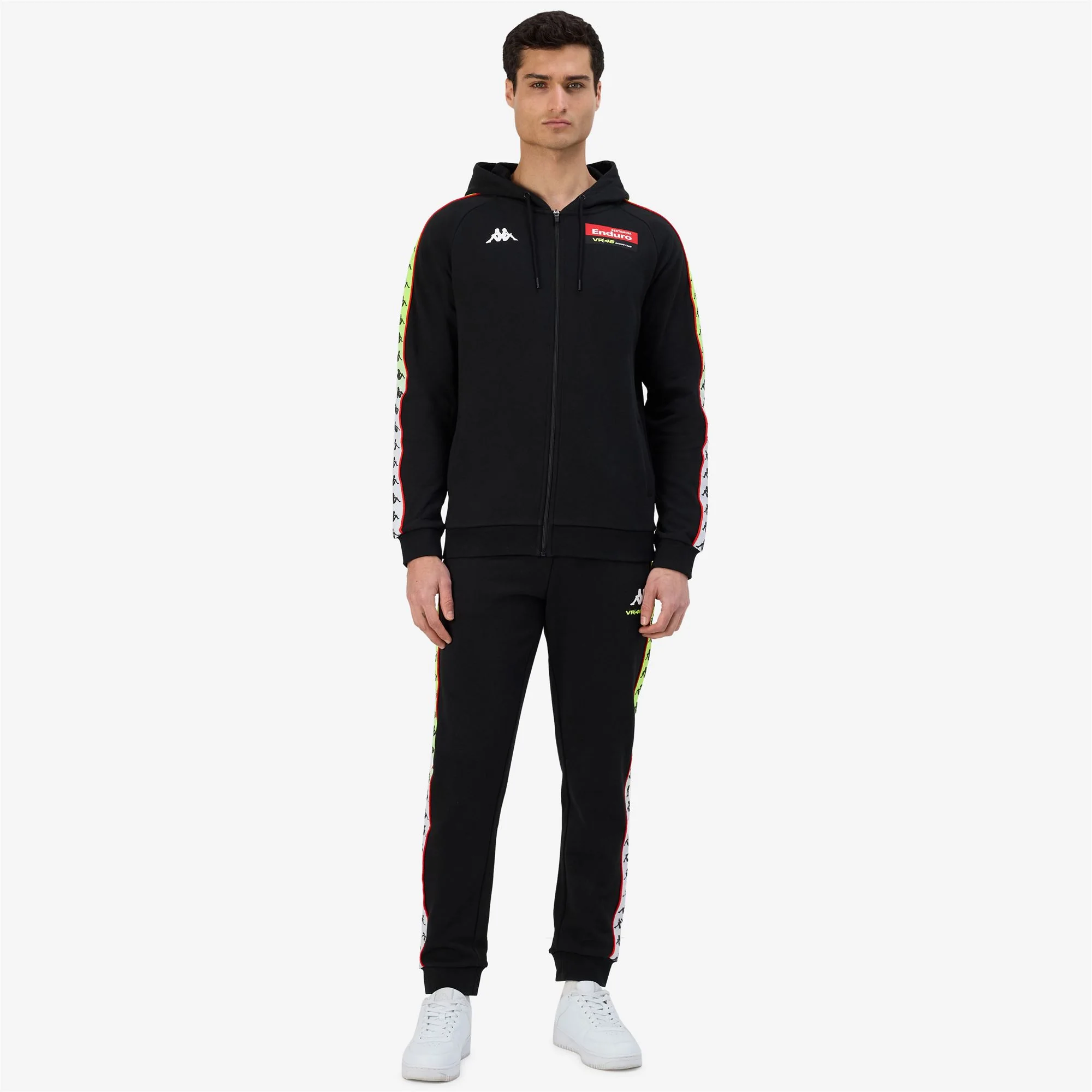 222 BANDA TAJA VR46 TRAVEL - Fleece - Hoodie Full Zip - Man - BLACK - Image 5