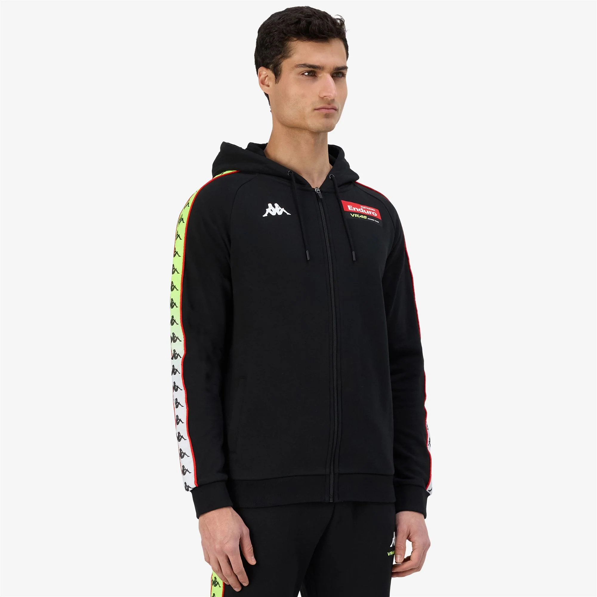 222 BANDA TAJA VR46 TRAVEL - Fleece - Hoodie Full Zip - Man - BLACK - Image 6