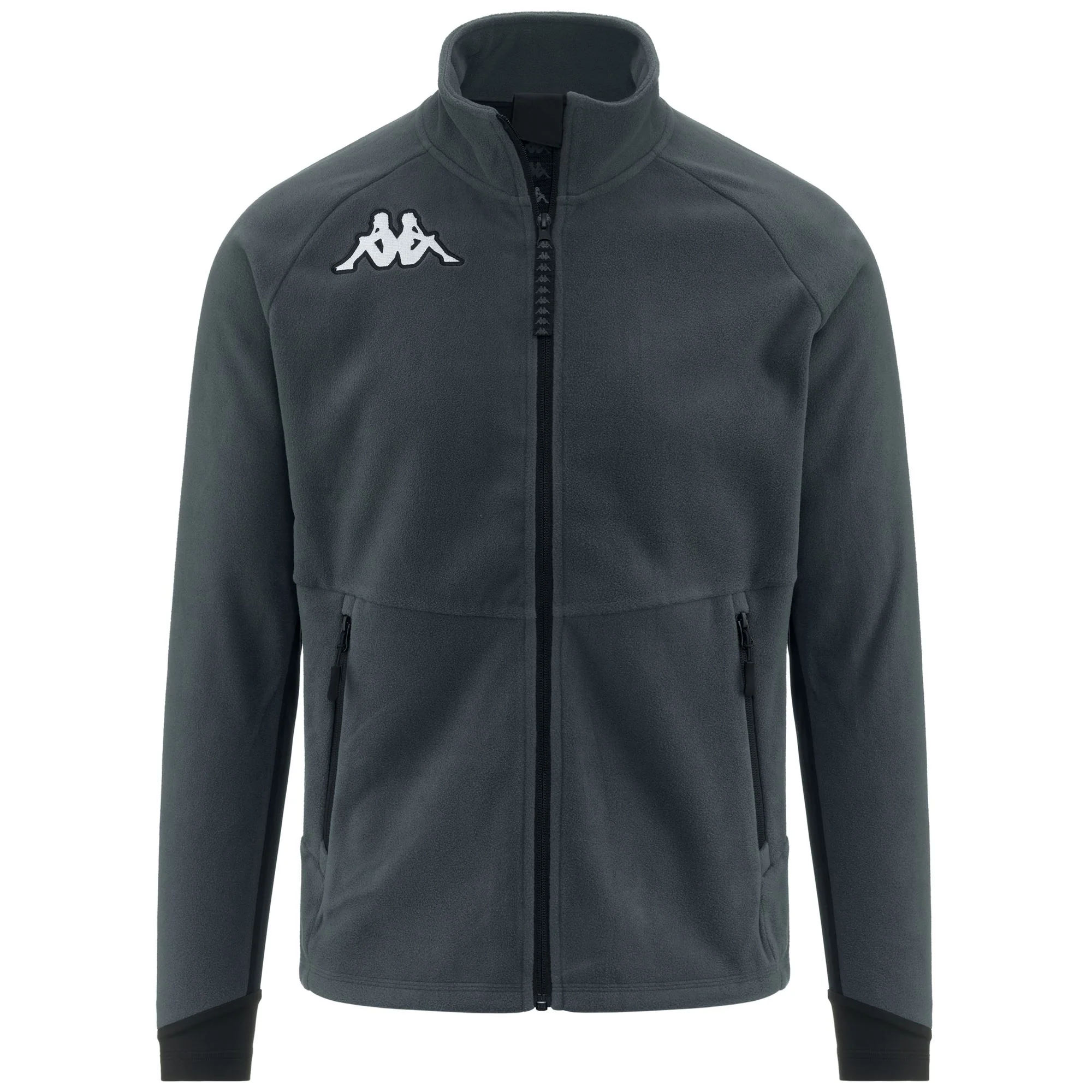 6CENTO 687N - Fleece - Jacket - Man - GREY ASPHALT-BLACK