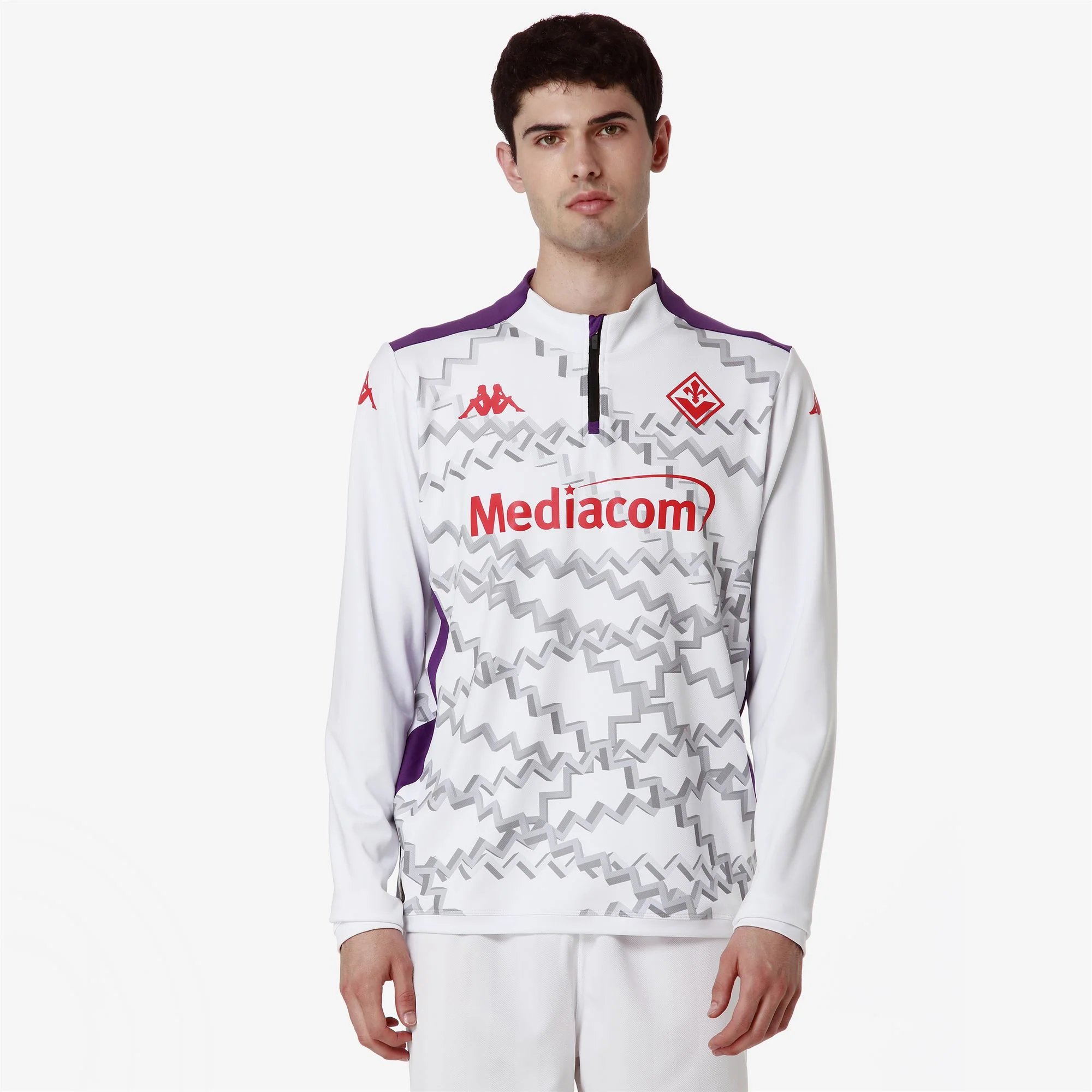 ABLASPRE PRO 8 FIORENTINA - Fleece - Jumper - Man - WHITE-VIOLET INDIGO - Image 4