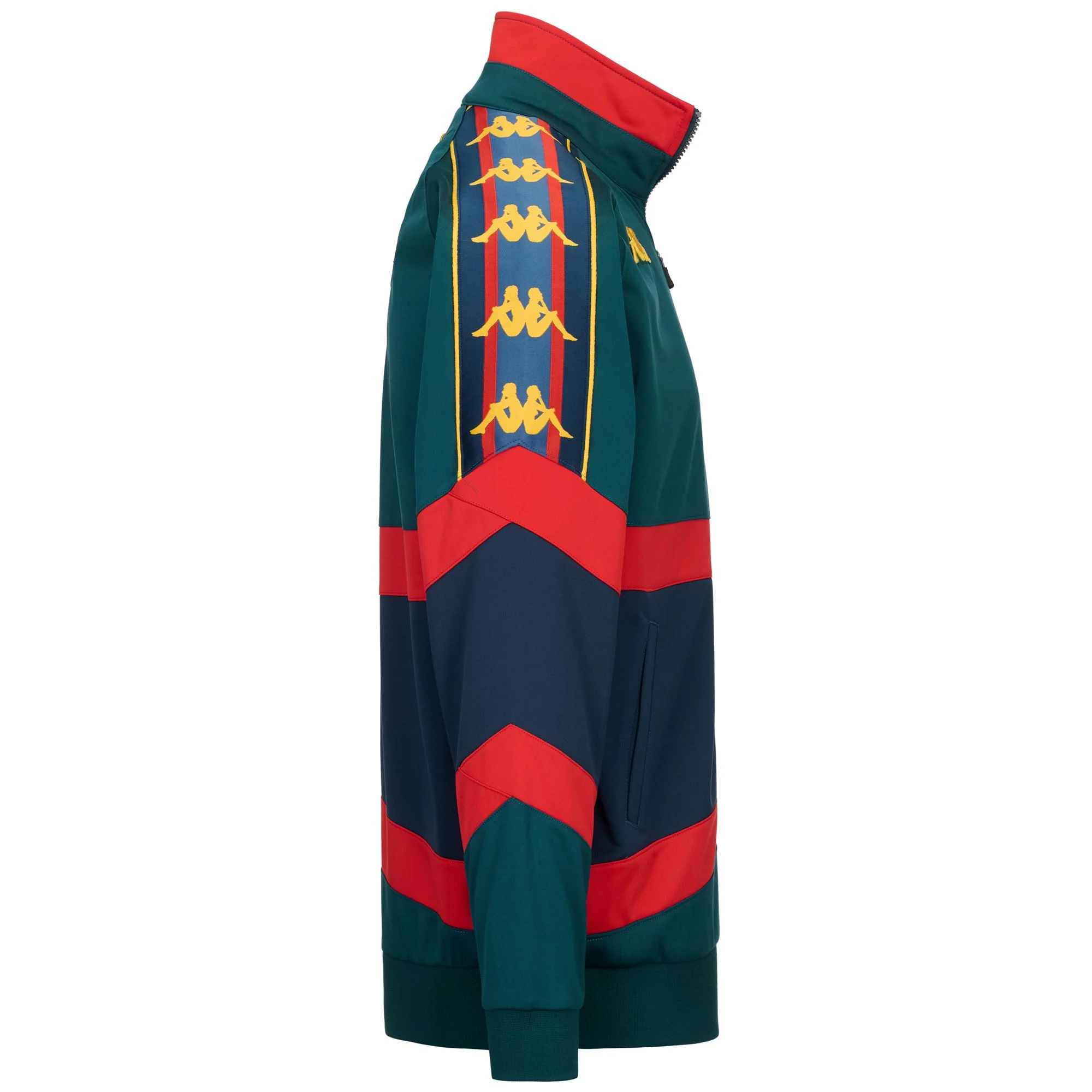ANTEMI GENOA - Fleece - Jacket - Man - GREEN PETROL-RED BLAZE-BLUE DK-YELLOW DANDELION - Image 2