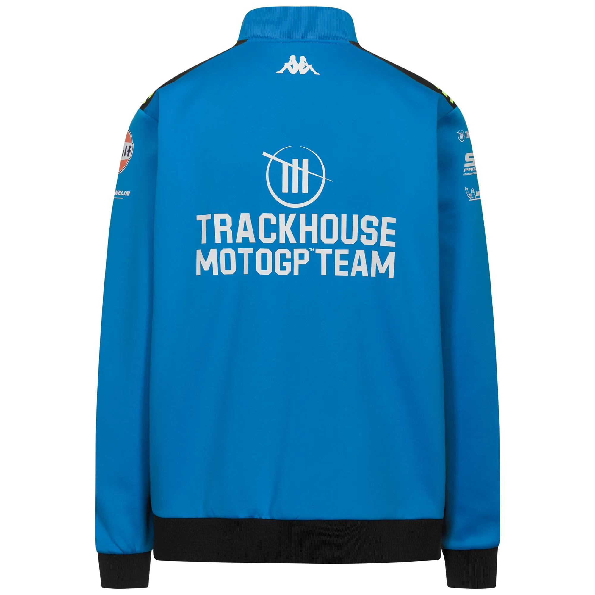 APRISAX TRAKCHOUSE - Fleece - Jacket - Man - BLUE DIVA-GREY ANTRACHITE-NEON YELLOW - Image 3