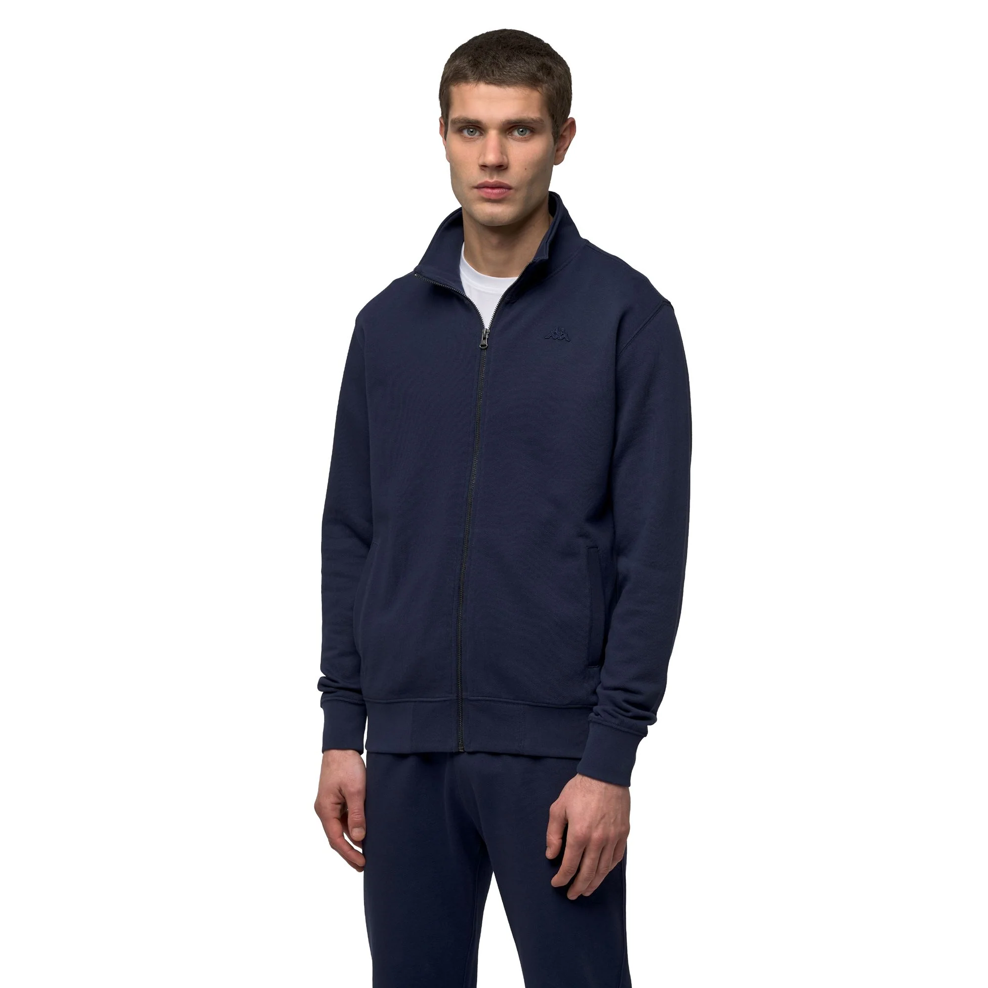 ARAGON FRENCH TERRY - Fleece - Jacket - Man - BLUE IRIS