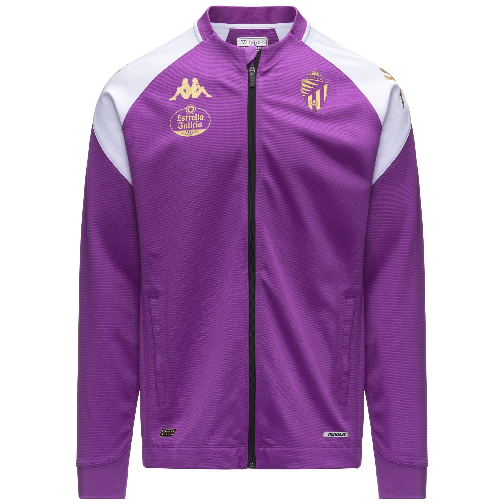 ARUN PRO 7 VALLADOLID - Fleece - Jacket - Man - BRIGHT VIOLET-WHITE-SPONSOR 1