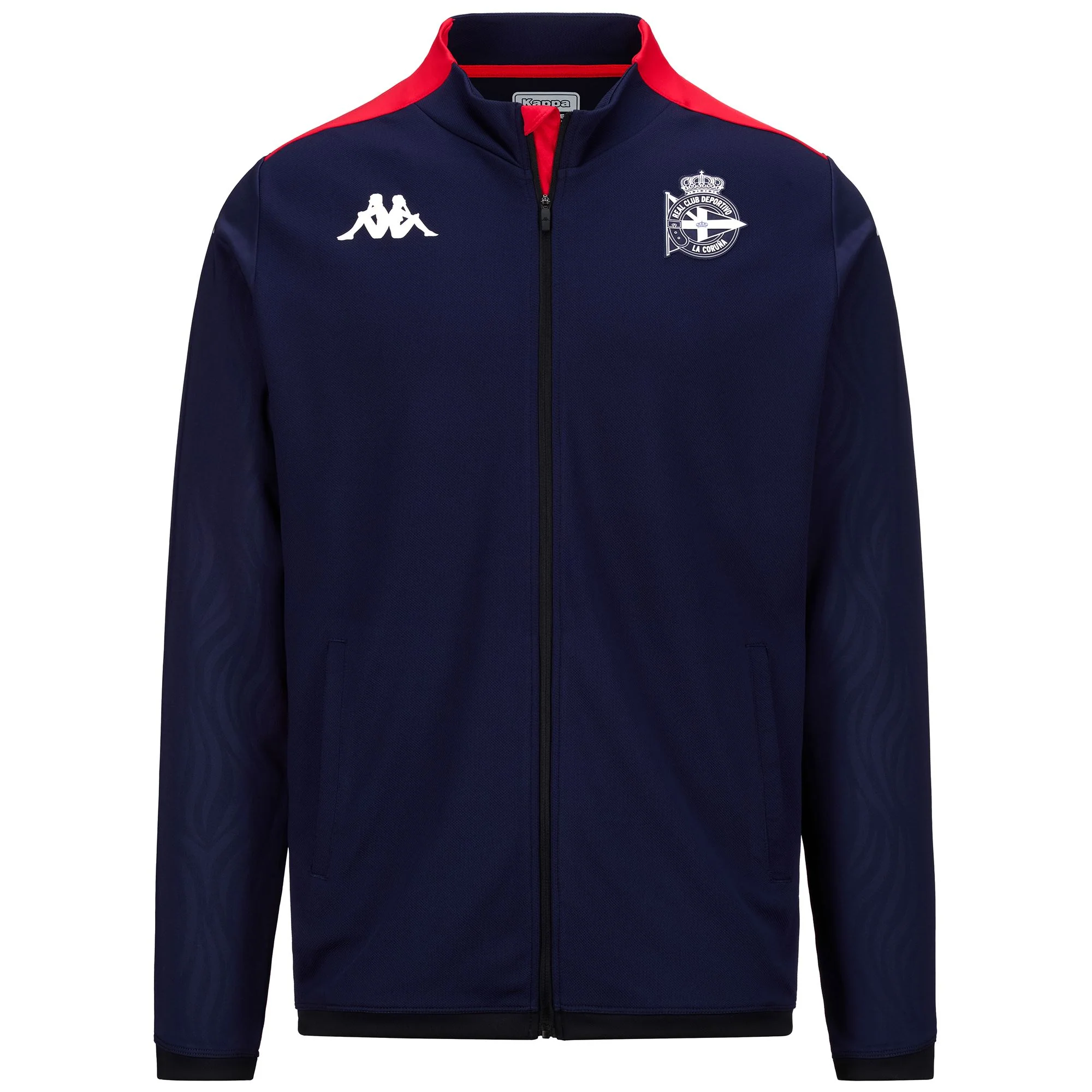 ARUN PRO 8 DEPORTIVO - Fleece - Jacket - Man - BLUE MARINE-RED DK