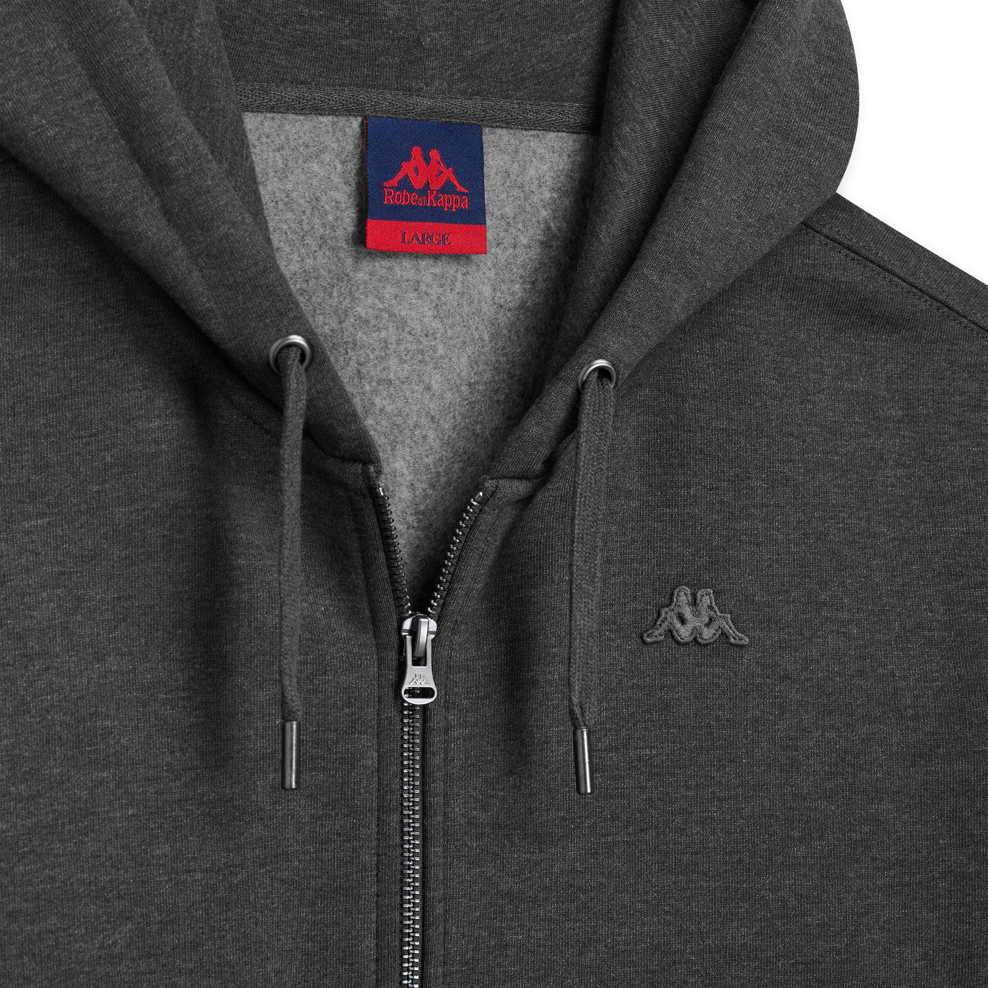 CASPIAN BRUSHED - Fleece - Hoodie Full Zip - Man - GREY CHARCOAL - Image 3
