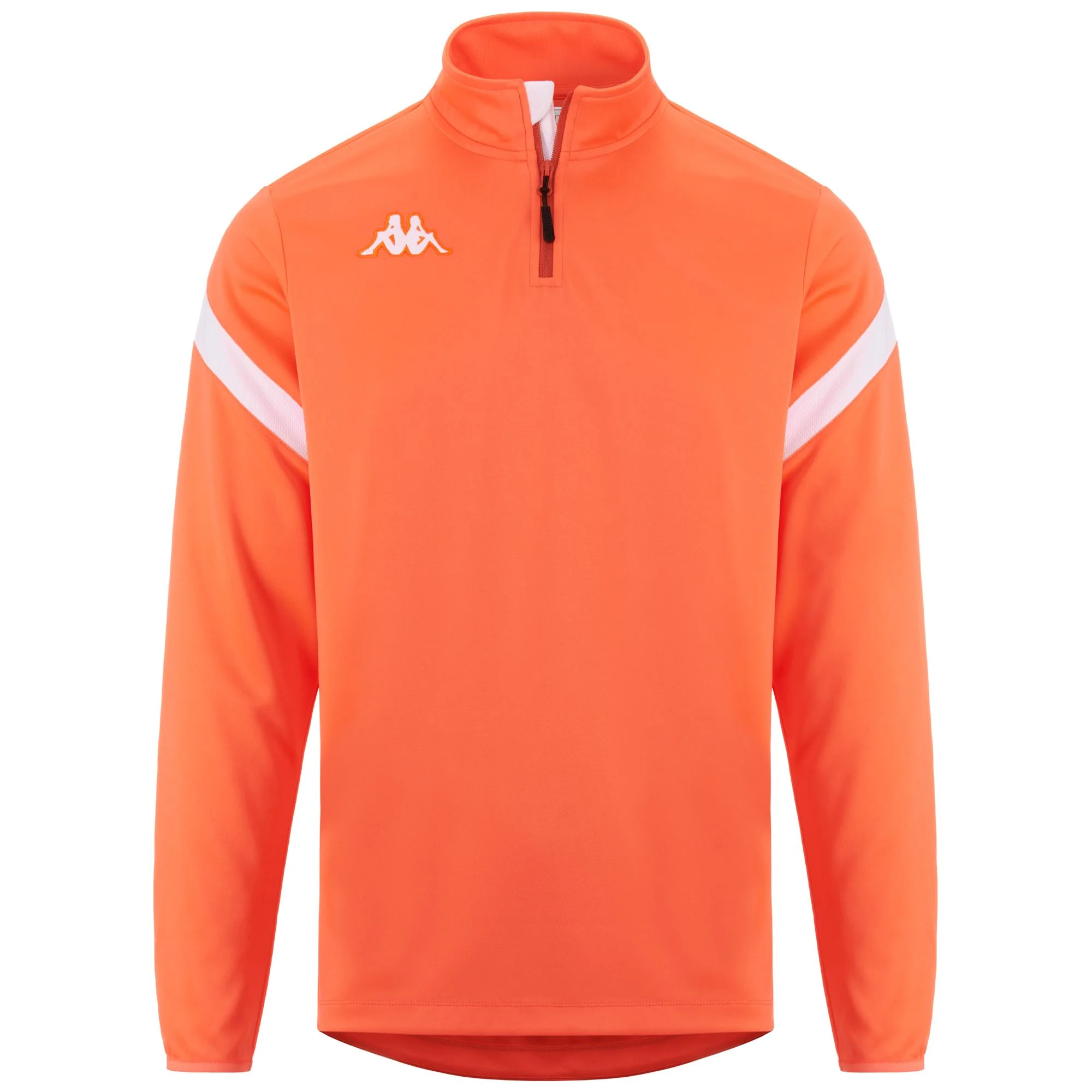 KAPPA4FOOTBALL DOLVOLE - Fleece - Jumper - Man - ORANGE FLAME-WHITE