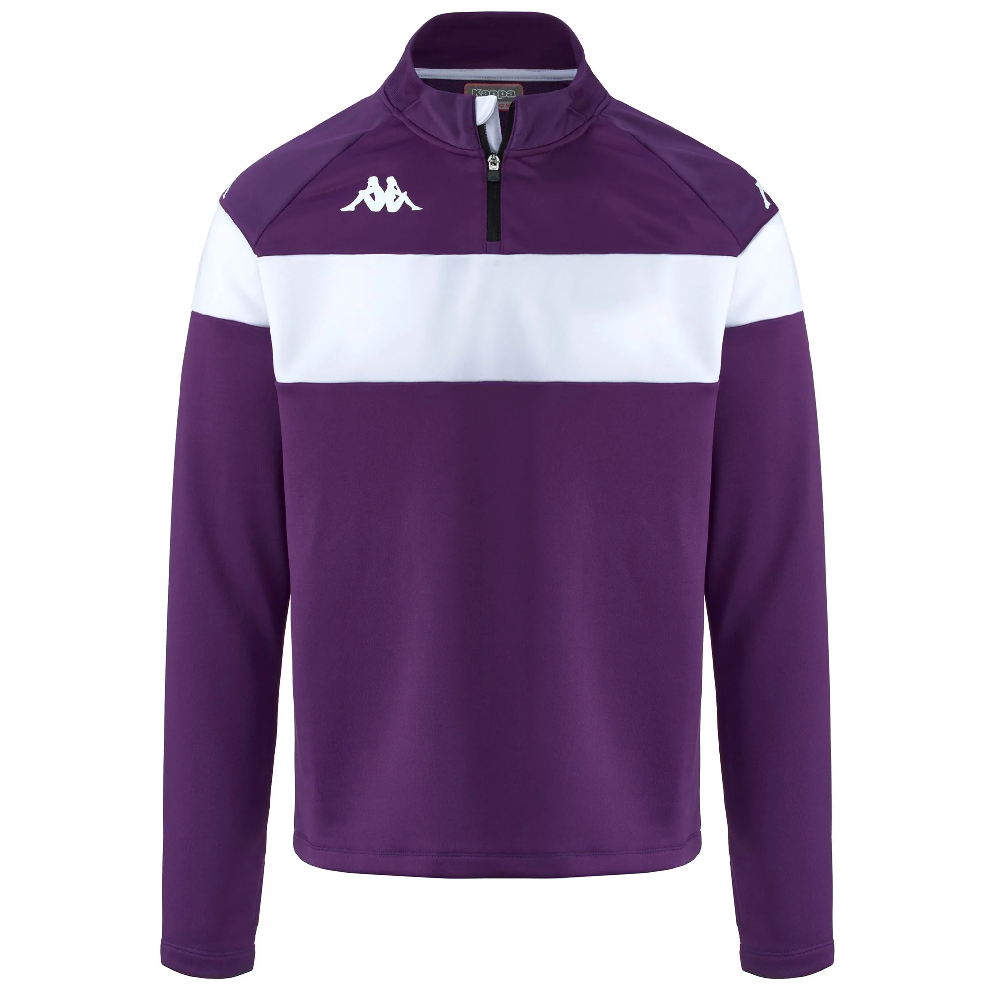 KAPPA4FOOTBALL DOVARE - Fleece - Jumper - Man - VIOLET INDIGO-WHITE