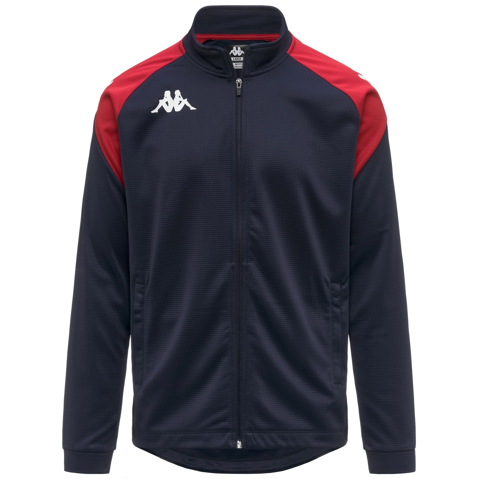 KAPPA4FOOTBALL LENNO - Fleece - Jacket - Man - BLUE MARINE-RED