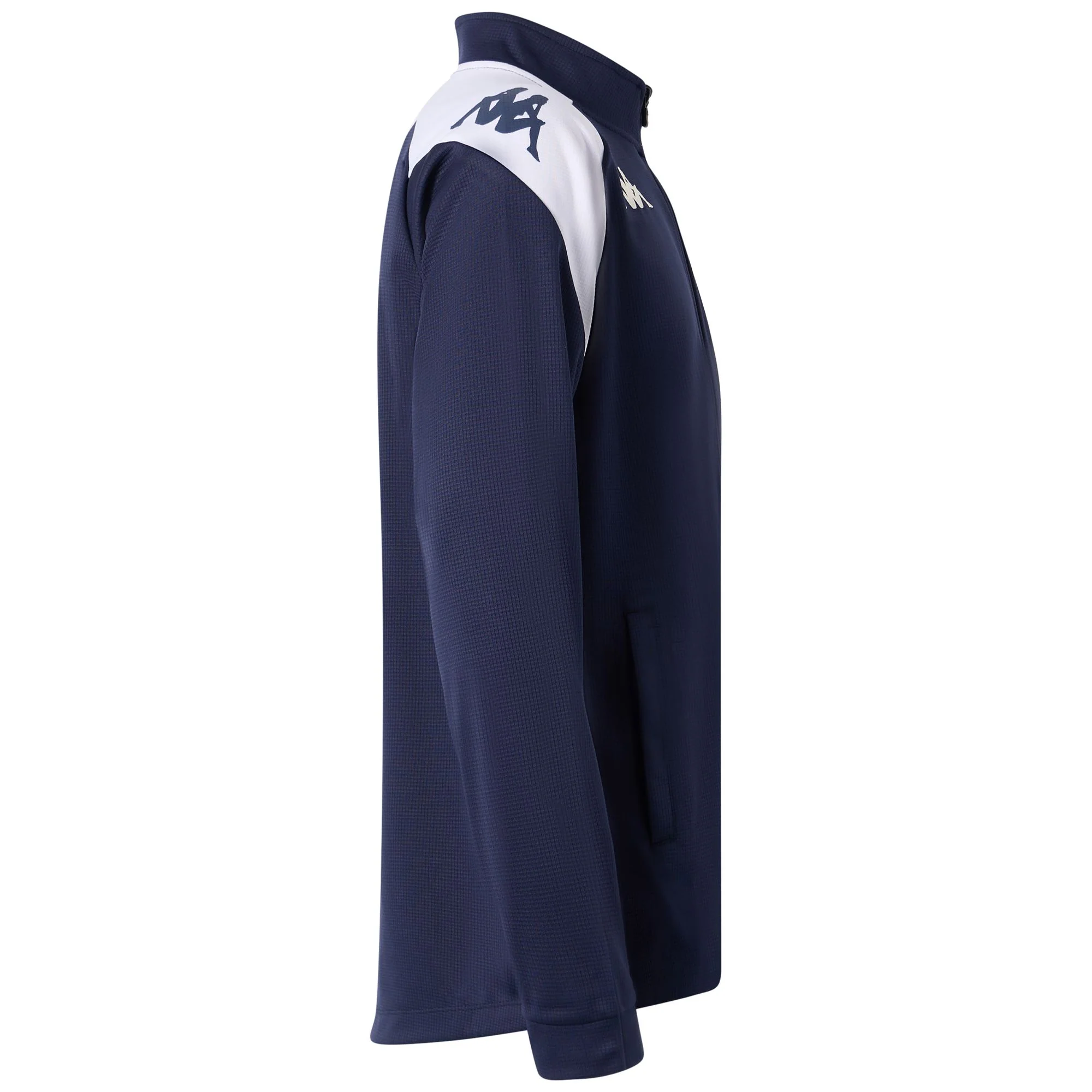 KAPPA4FOOTBALL LENNO - Fleece - Jacket - Man - BLUE MARINE-WHITE - Image 3