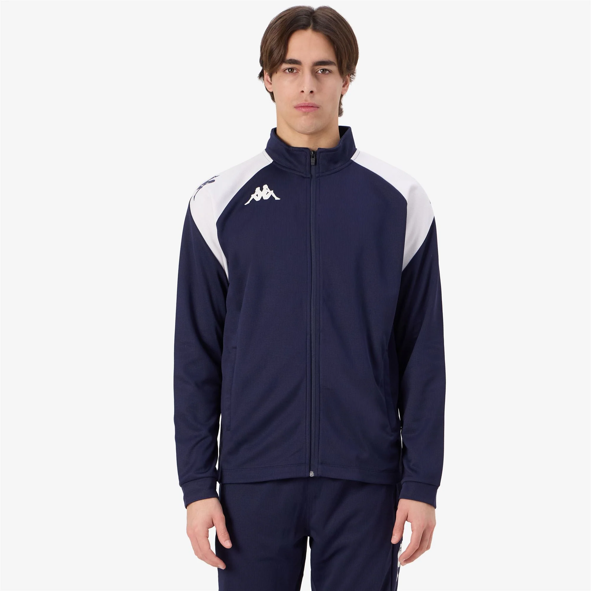 KAPPA4FOOTBALL LENNO - Fleece - Jacket - Man - BLUE MARINE-WHITE - Image 5