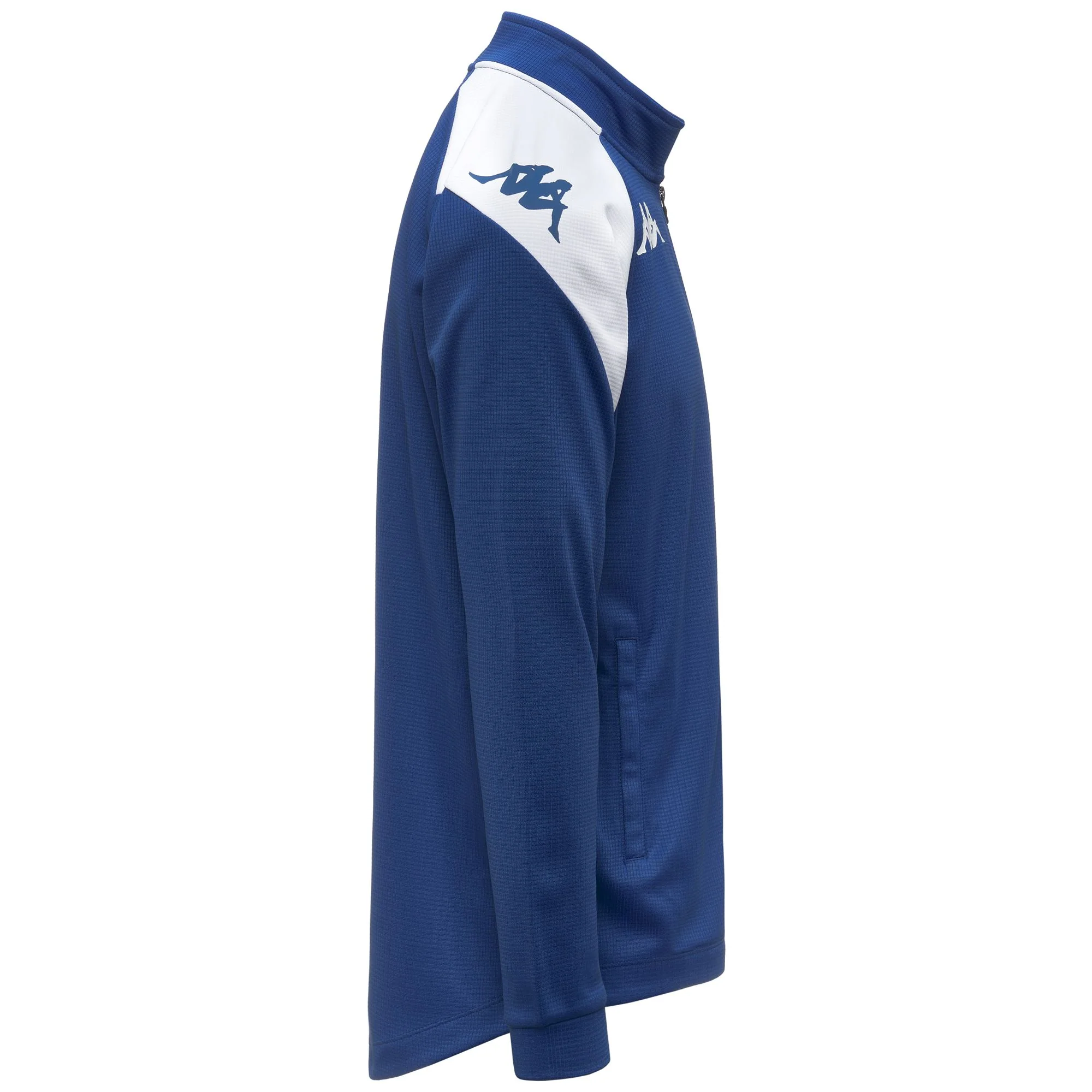 KAPPA4FOOTBALL   LENNO - Fleece - Jacket - Man - BLUE SAPPHIRE-WHITE - Image 2