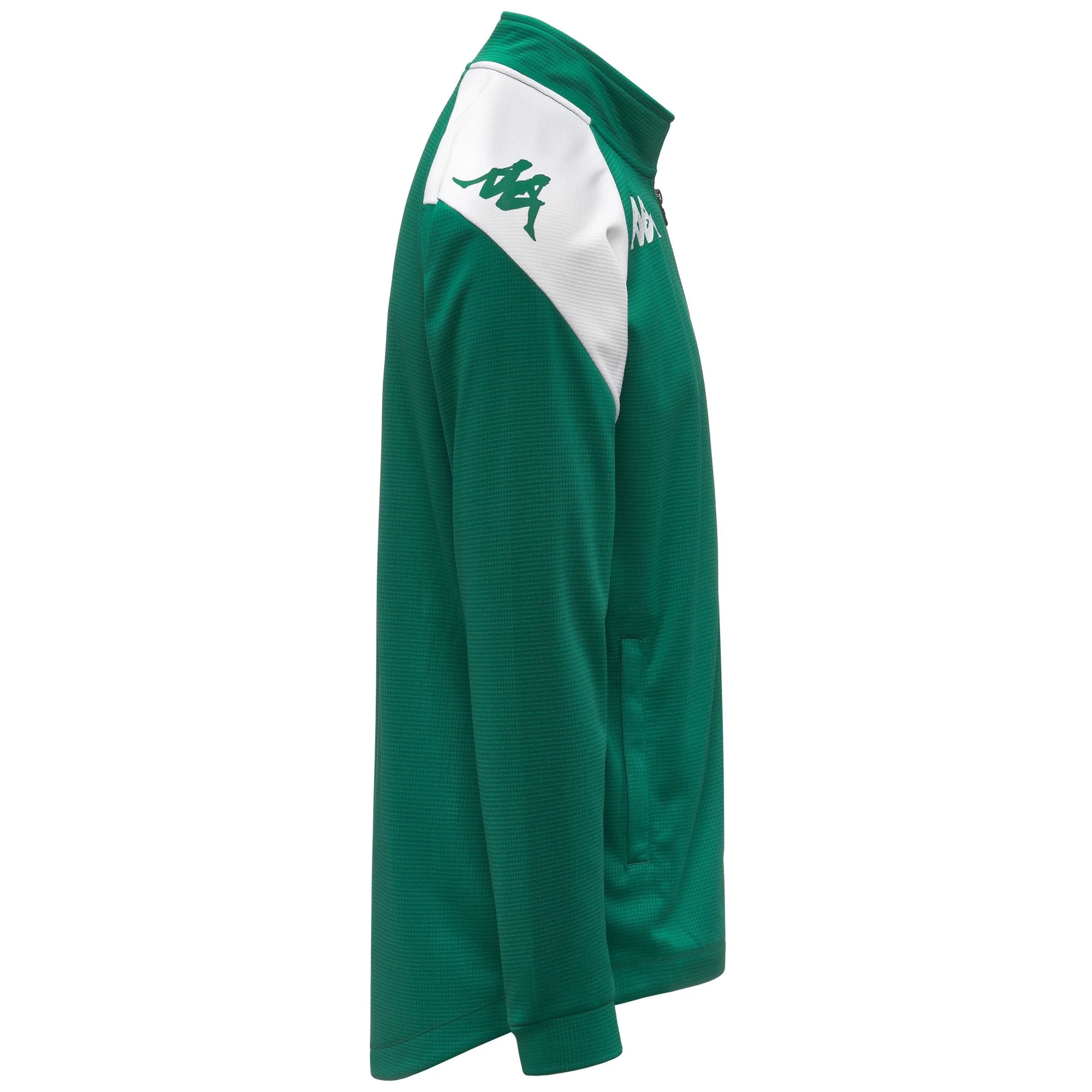 KAPPA4FOOTBALL LENNO - Fleece - Jacket - Man - GREEN-WHITE - Image 2