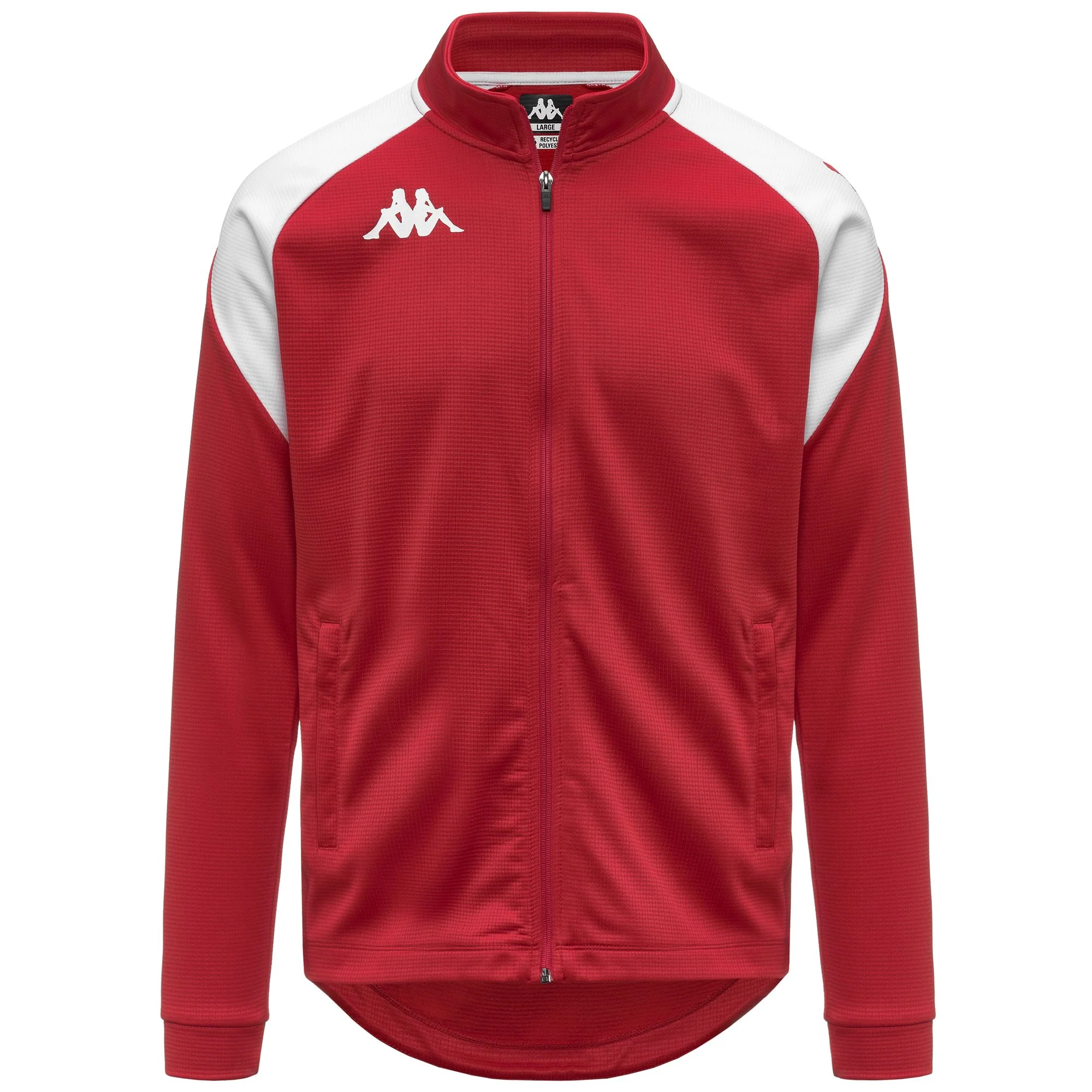 KAPPA4FOOTBALL LENNO - Fleece - Jacket - Man - RED-WHITE