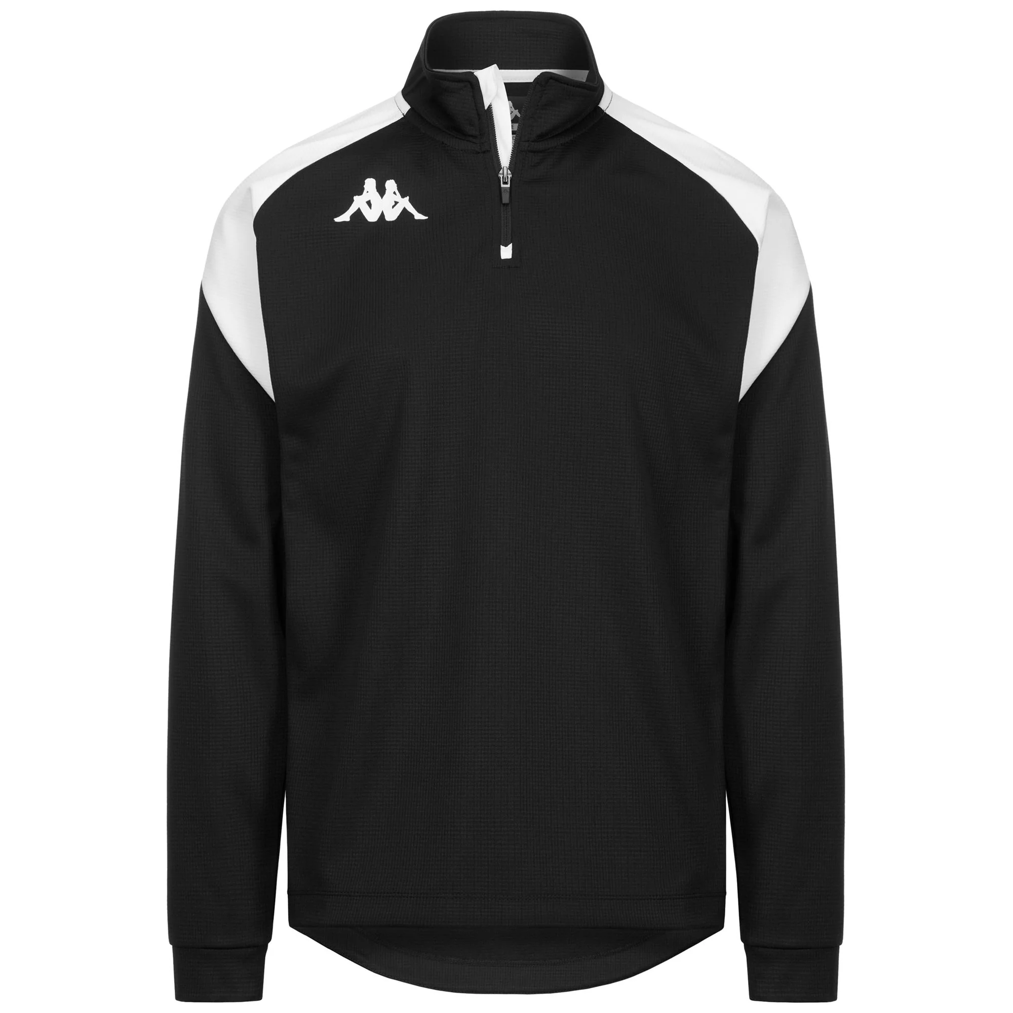KAPPA4FOOTBALL LOVATO - Fleece - Jumper - Man - BLACK-WHITE