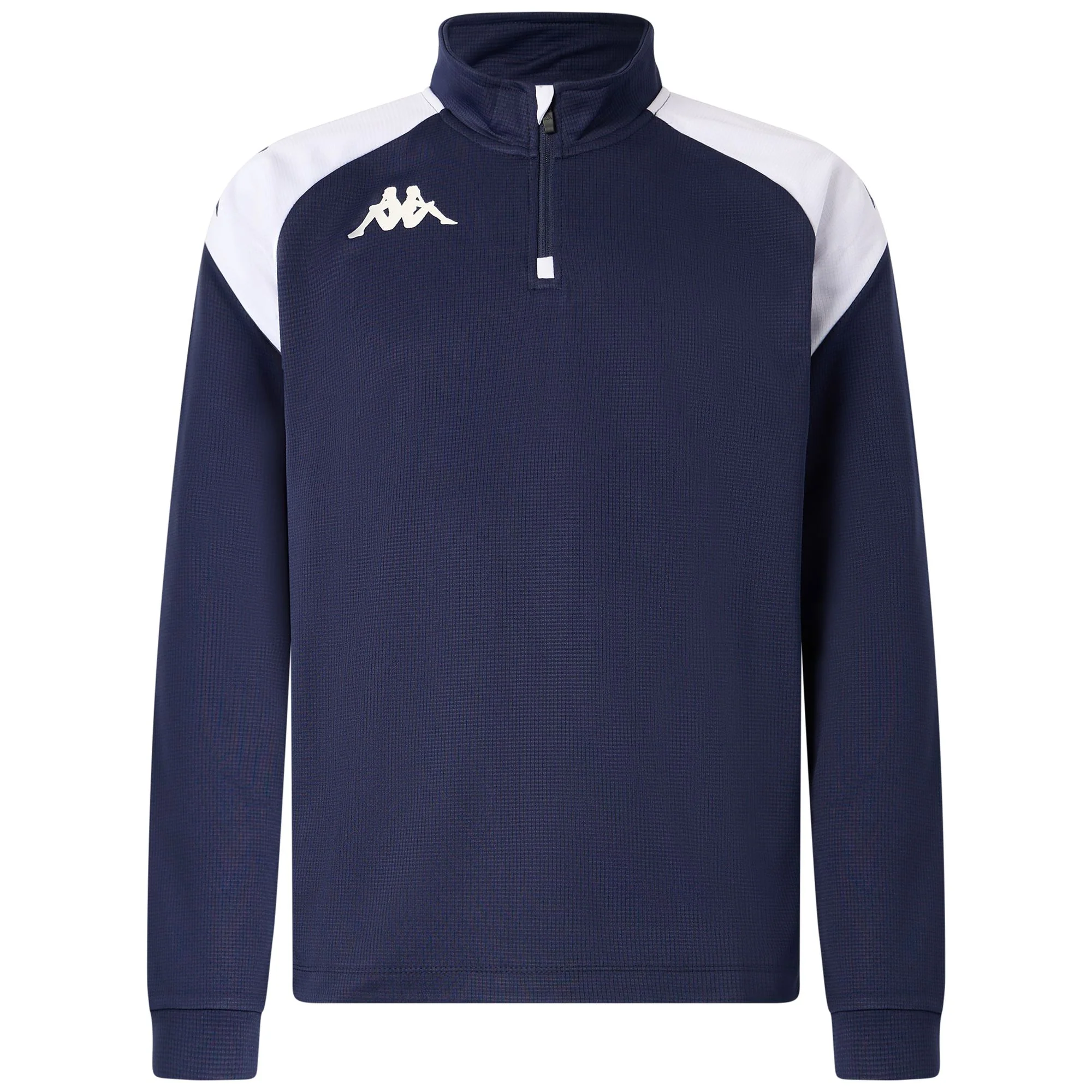 KAPPA4FOOTBALL   LOVATO - Fleece - Jumper - Man - BLUE MARINE-WHITE