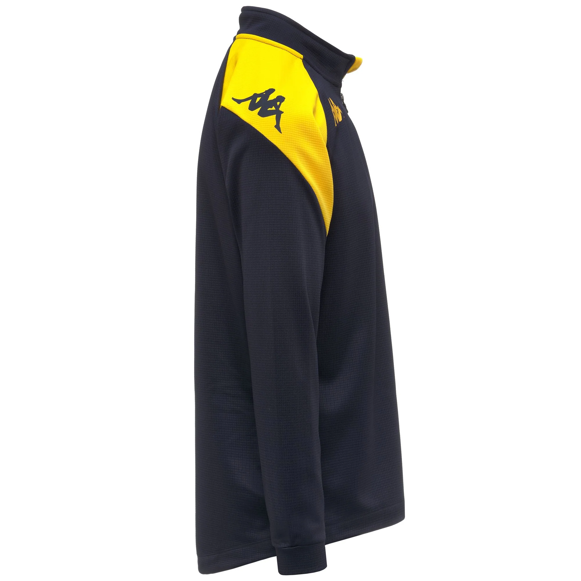 KAPPA4FOOTBALL LOVATO - Fleece - Jumper - Man - BLUE MARINE-YELLOW CHROME - Image 2