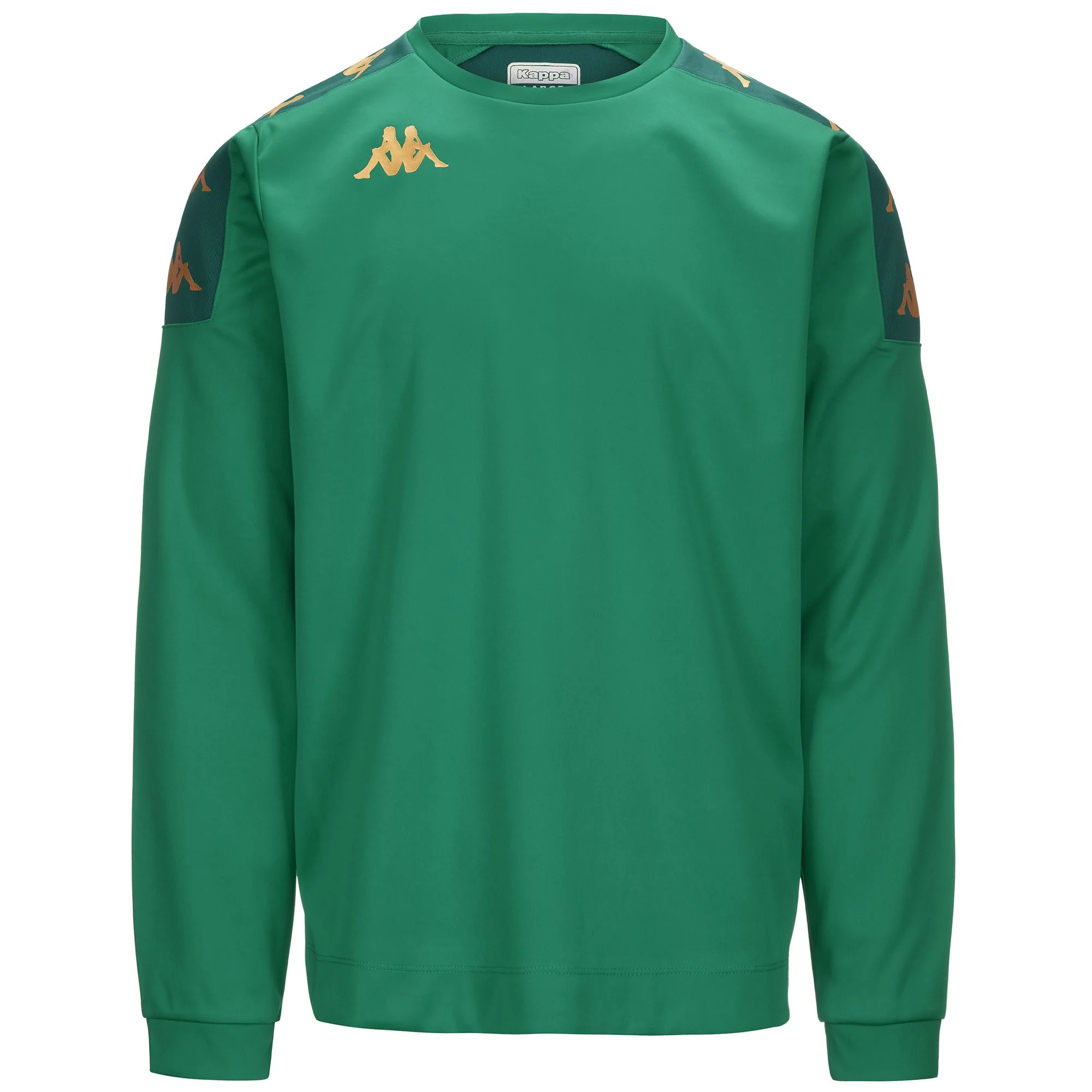 KAPPA4FOOTBALL GAVERNO - Fleece - Jumper - Man - GREEN-GREEN GALAPAGOS