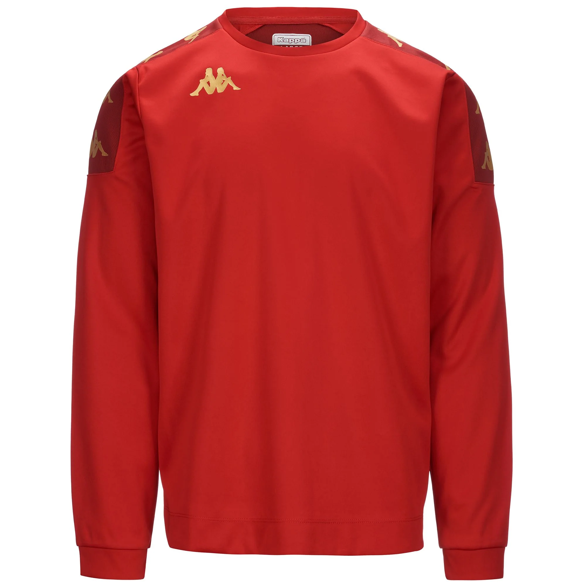 KAPPA4FOOTBALL GAVERNO - Fleece - Jumper - Man - RED-RED DK DAHLIA