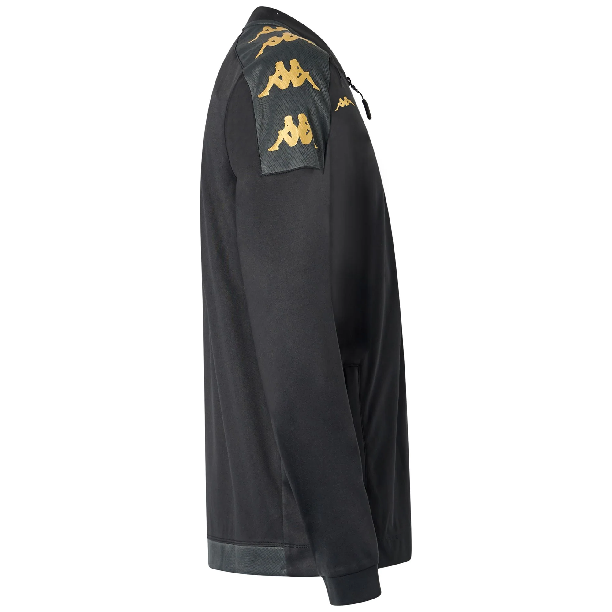 KAPPA4FOOTBALL GIULLIO - Fleece - Jacket - Man - BLACK-GREY DK - Image 3