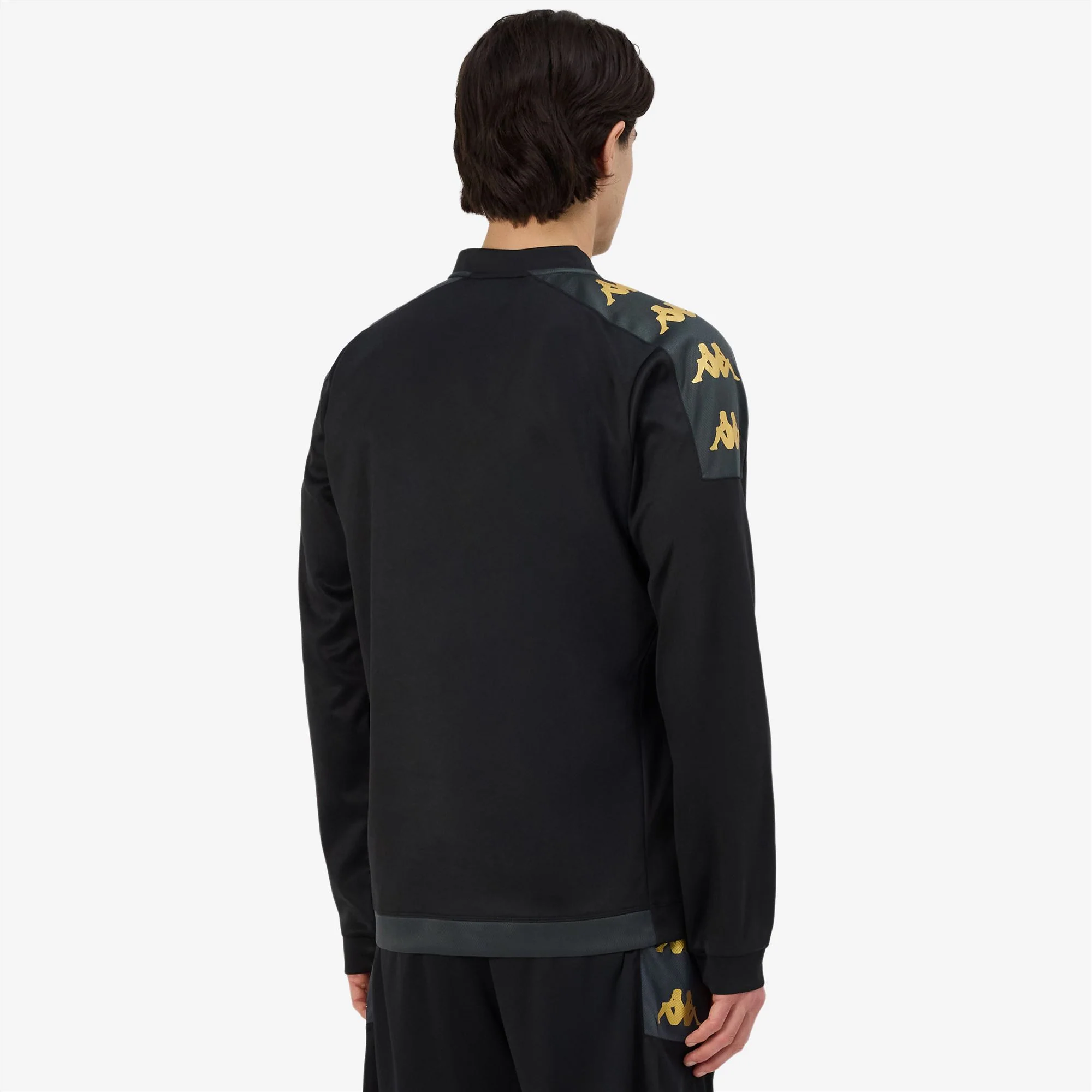 KAPPA4FOOTBALL GIULLIO - Fleece - Jacket - Man - BLACK-GREY DK - Image 7