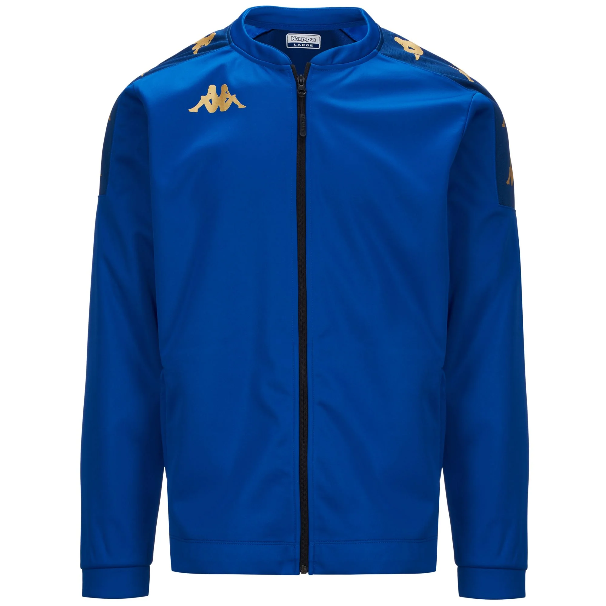 KAPPA4FOOTBALL GIULLIO - Fleece - Jacket - Man - BLUE SAPPHIRE-BLUE MD COBALT