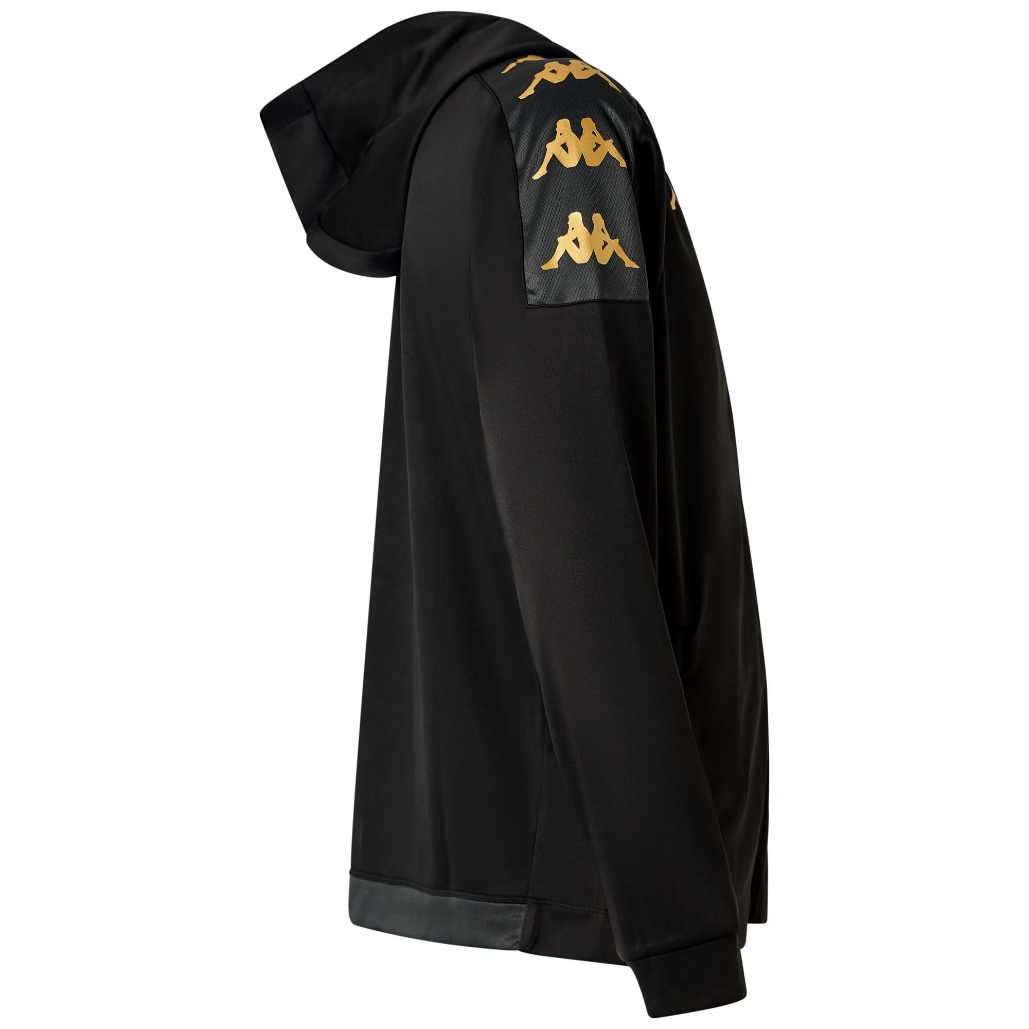 KAPPA4FOOTBALL GREVOLO - Fleece - Hoodie Full Zip - Man - BLACK-GREY DK - Image 3