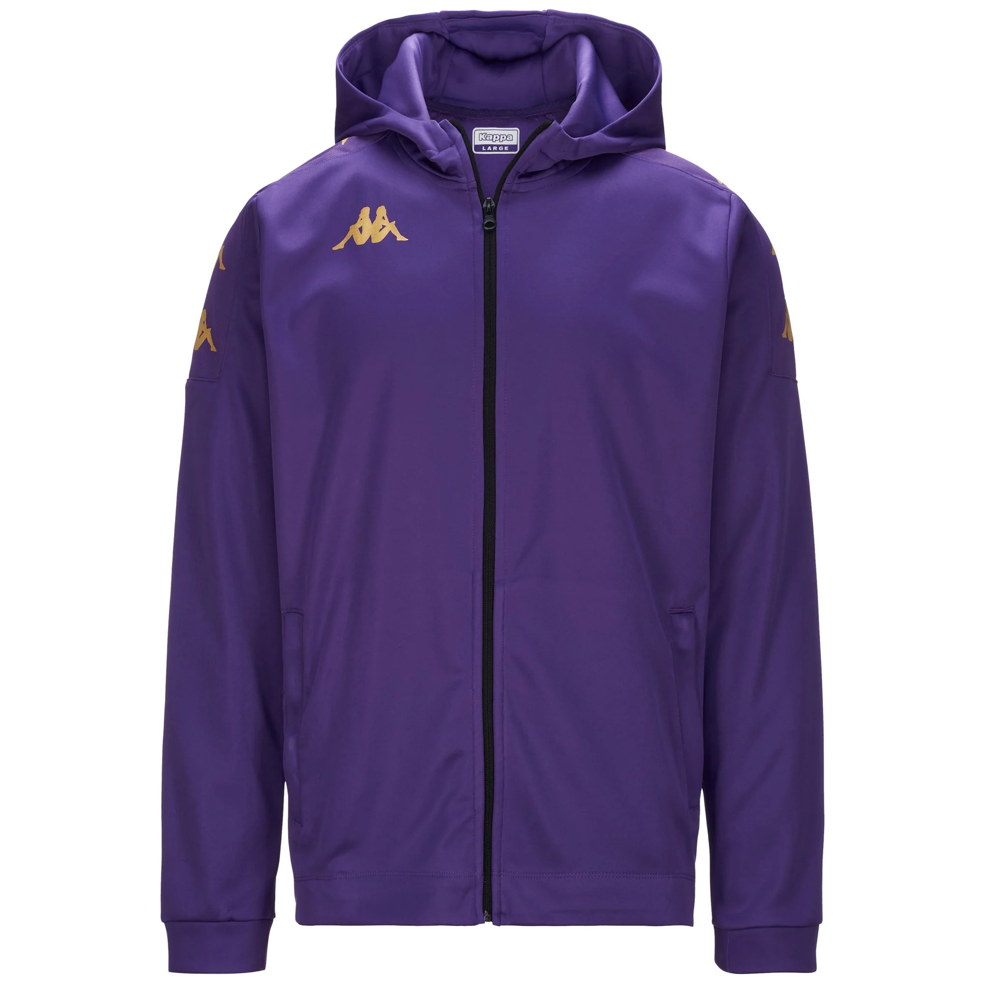 KAPPA4FOOTBALL GREVOLO - Fleece - Hoodie Full Zip - Man - VIOLET INDIGO - Image 3