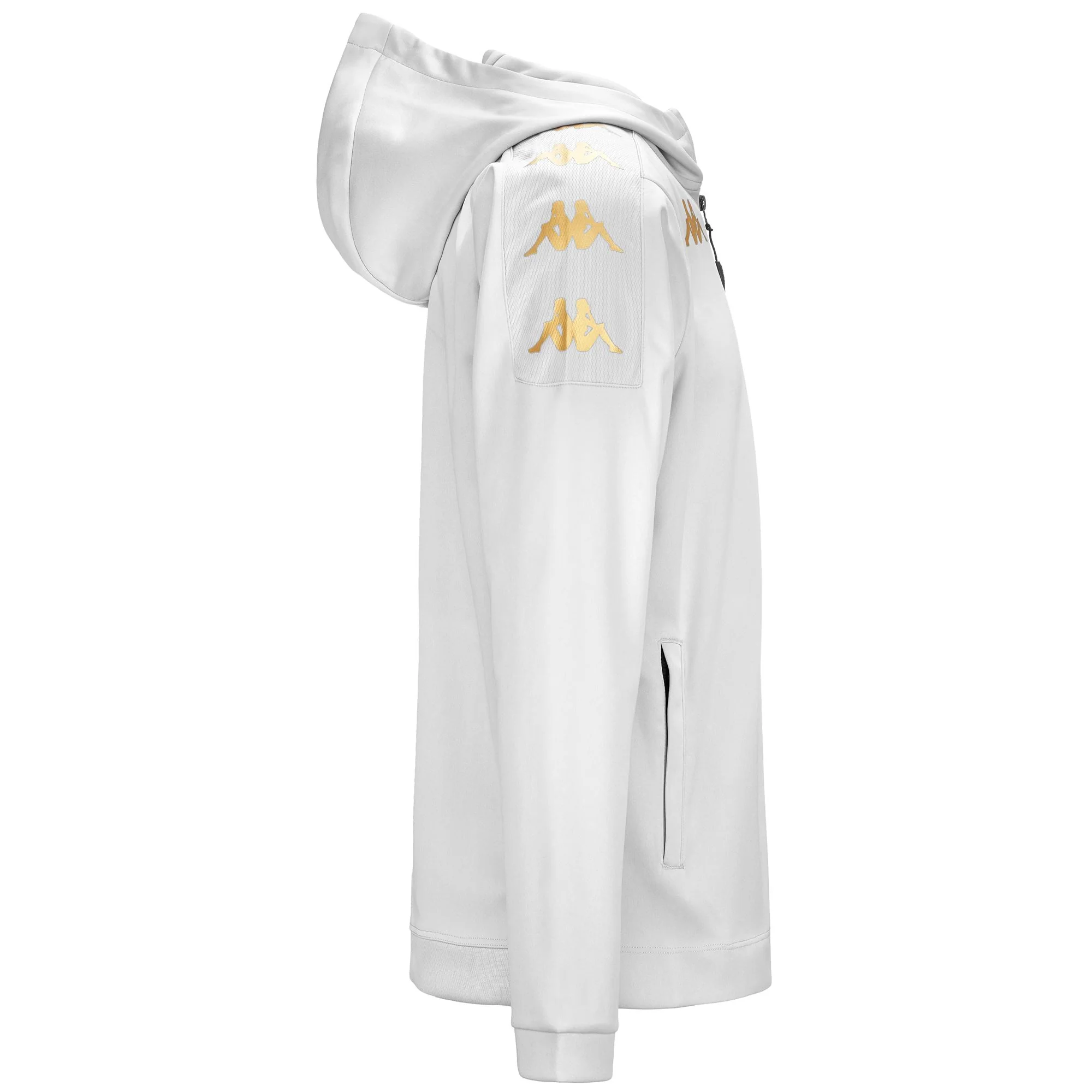 KAPPA4FOOTBALL GREVOLO - Fleece - Hoodie Full Zip - Man - WHITE - Image 2