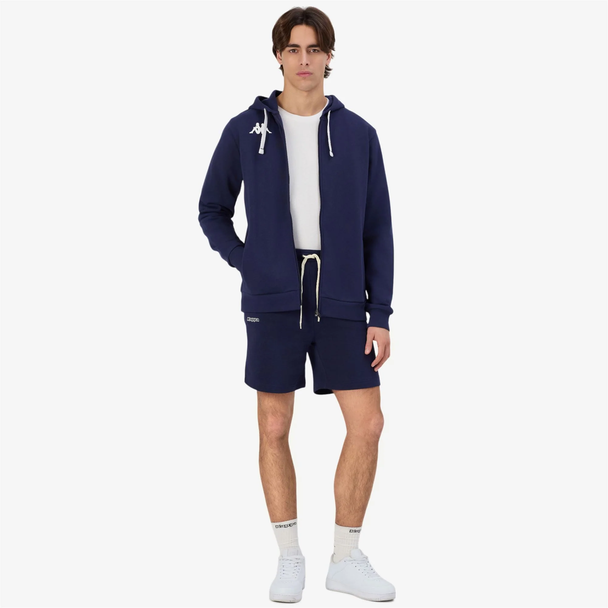 KAPPA4TRAINING BANTO - Fleece - Hoodie Full Zip - Man - BLUE MARINE - Image 2