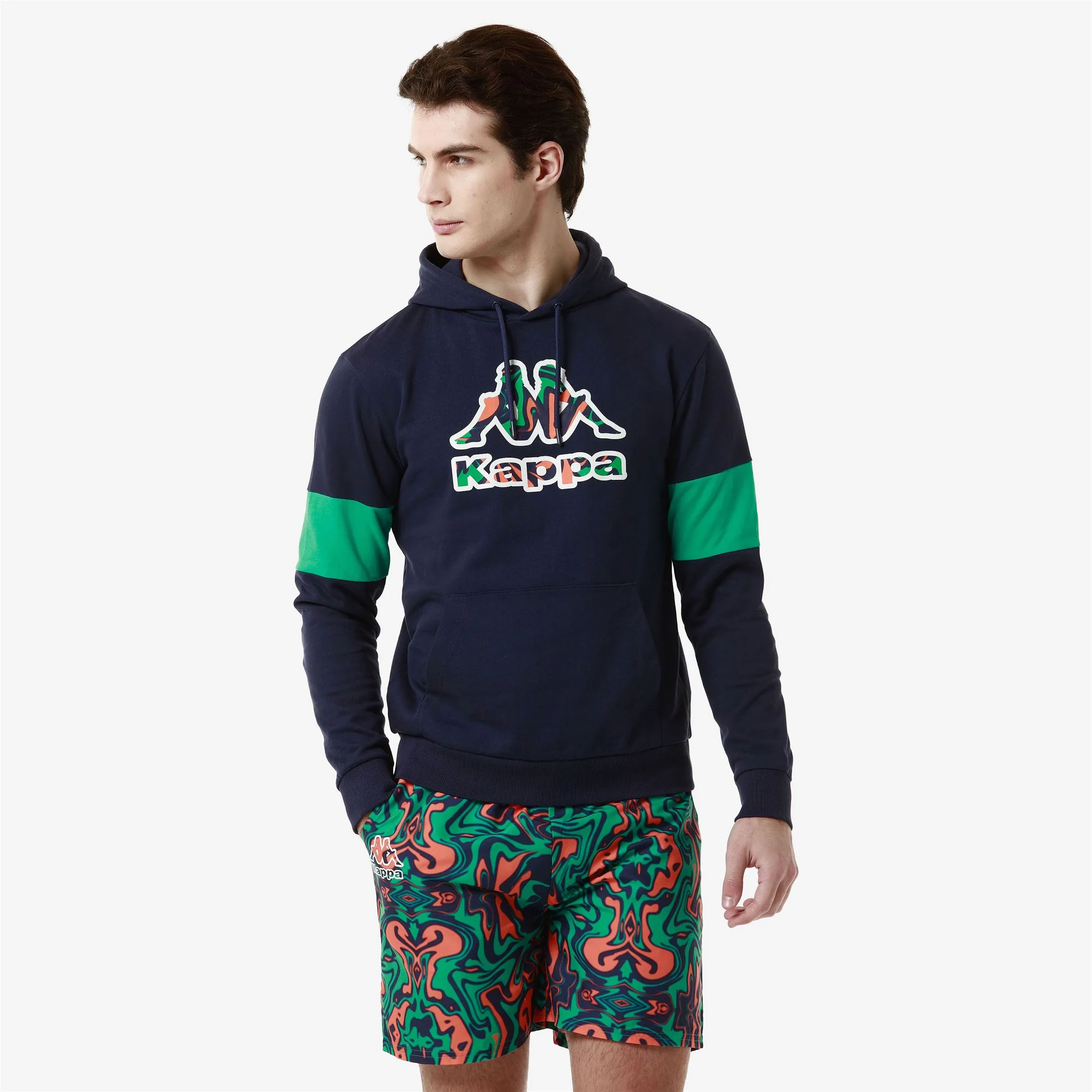 LOGO FROFIO - Fleece - Jumper - Man - BLUE MEDIEVAL-GREEN BLARNEY - Image 5