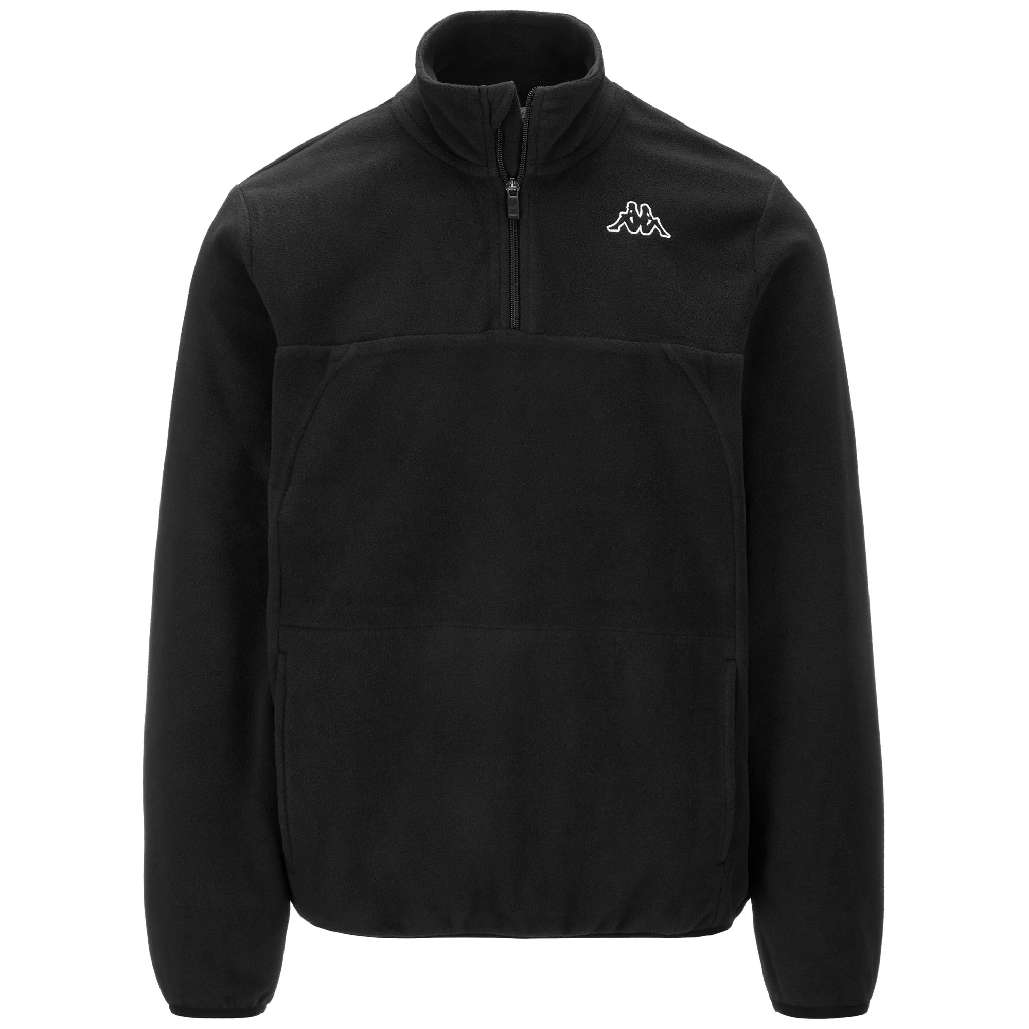 LOGO SAUSTE SLIM - Fleece - Jumper - Man - BLACK