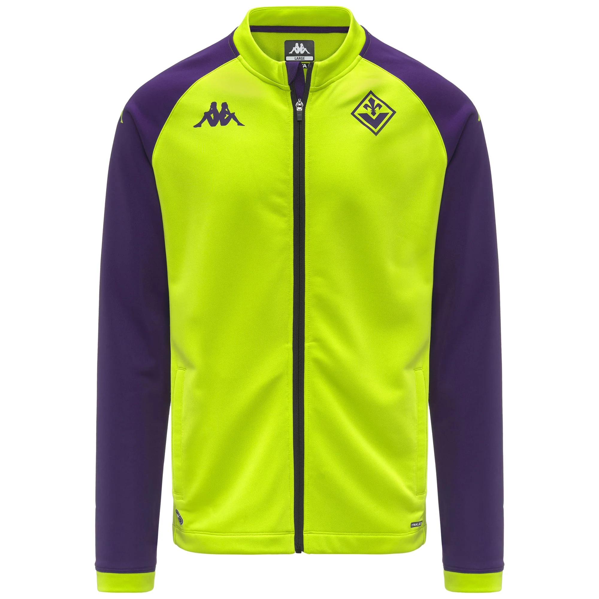 MOXUNA PRO FIORENTINA - Fleece - Jacket - Man - GREEN ACID-VIOLET MD