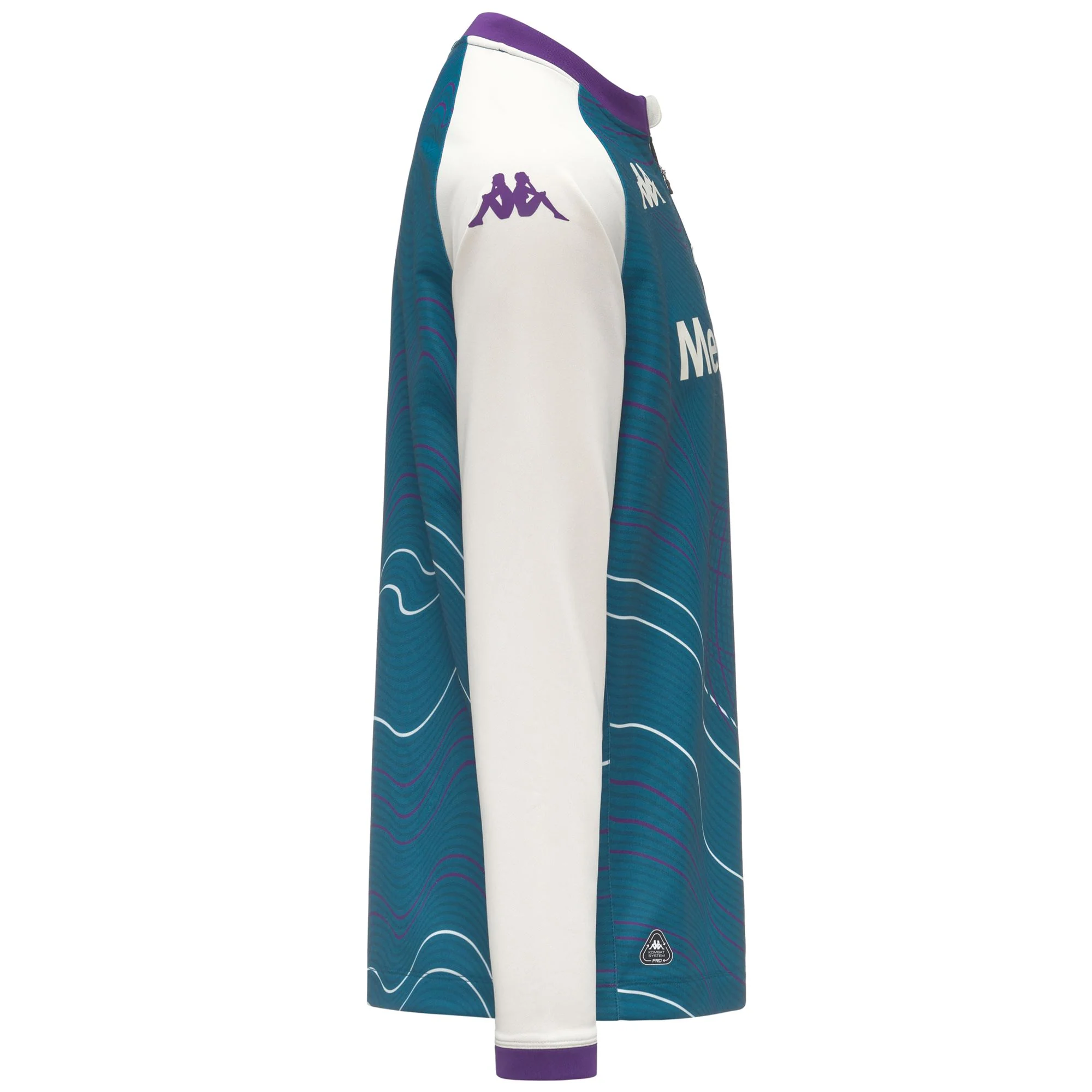 MUZIRAPRE PRO FIORENTINA - Fleece - Jumper - Man - TURQUOISE CRYSTAL-WHITE WHISPER-VIOLET INDIGO - Image 2