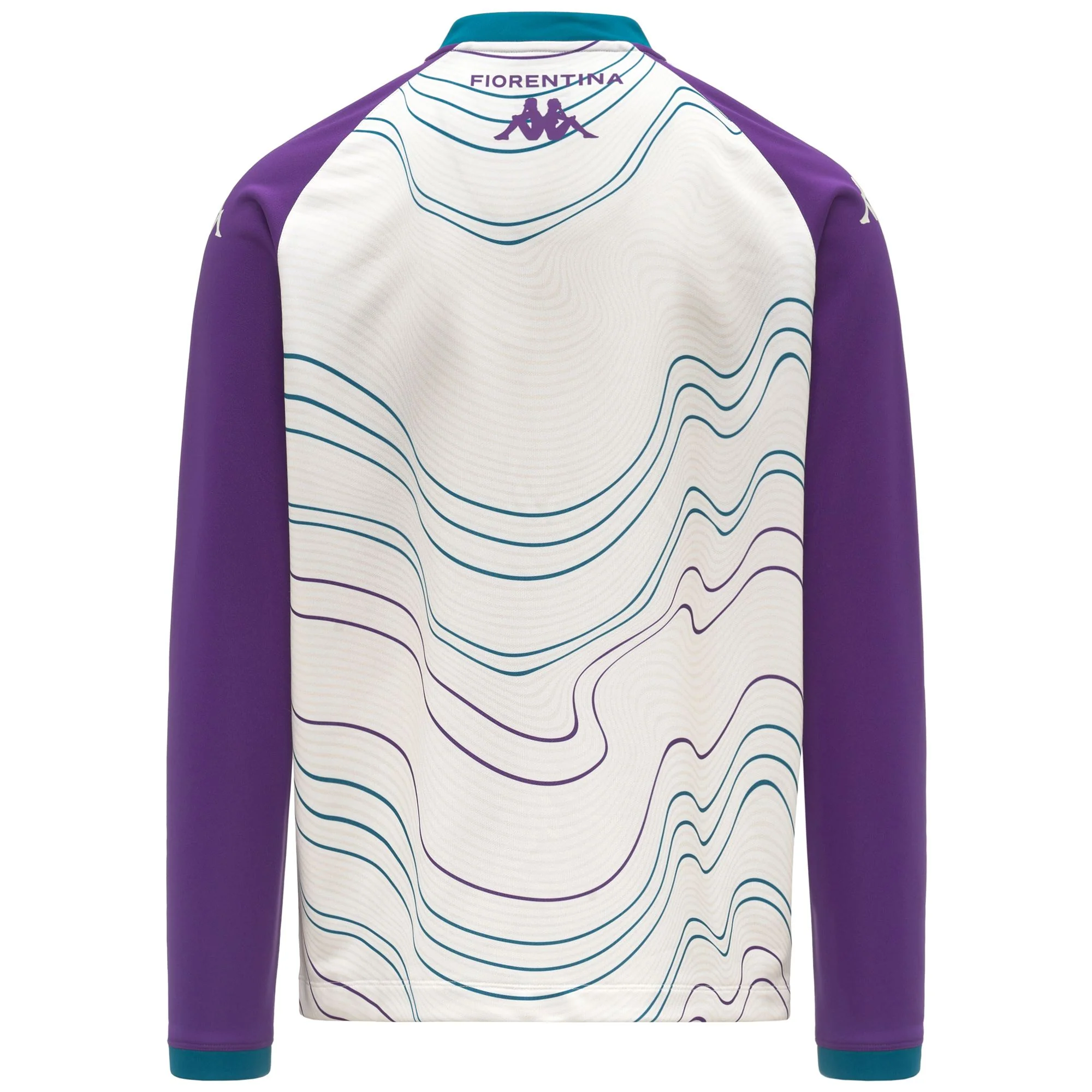 MUZIRAPRE PRO FIORENTINA - Fleece - Jumper - Man - WHITE WHISPER-VIOLET INDIGO-TURQUOISE CRYSTAL - Image 3