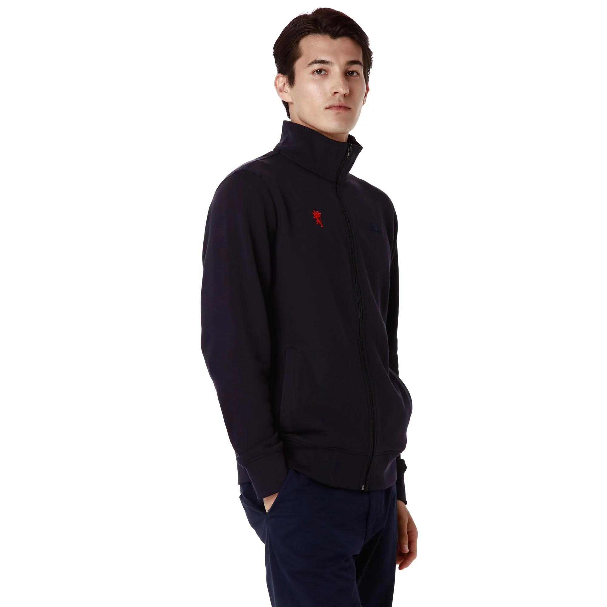 ROD GENOA - Fleece - Jacket - Man - BLUE MARINE-RED BLAZE - Image 4